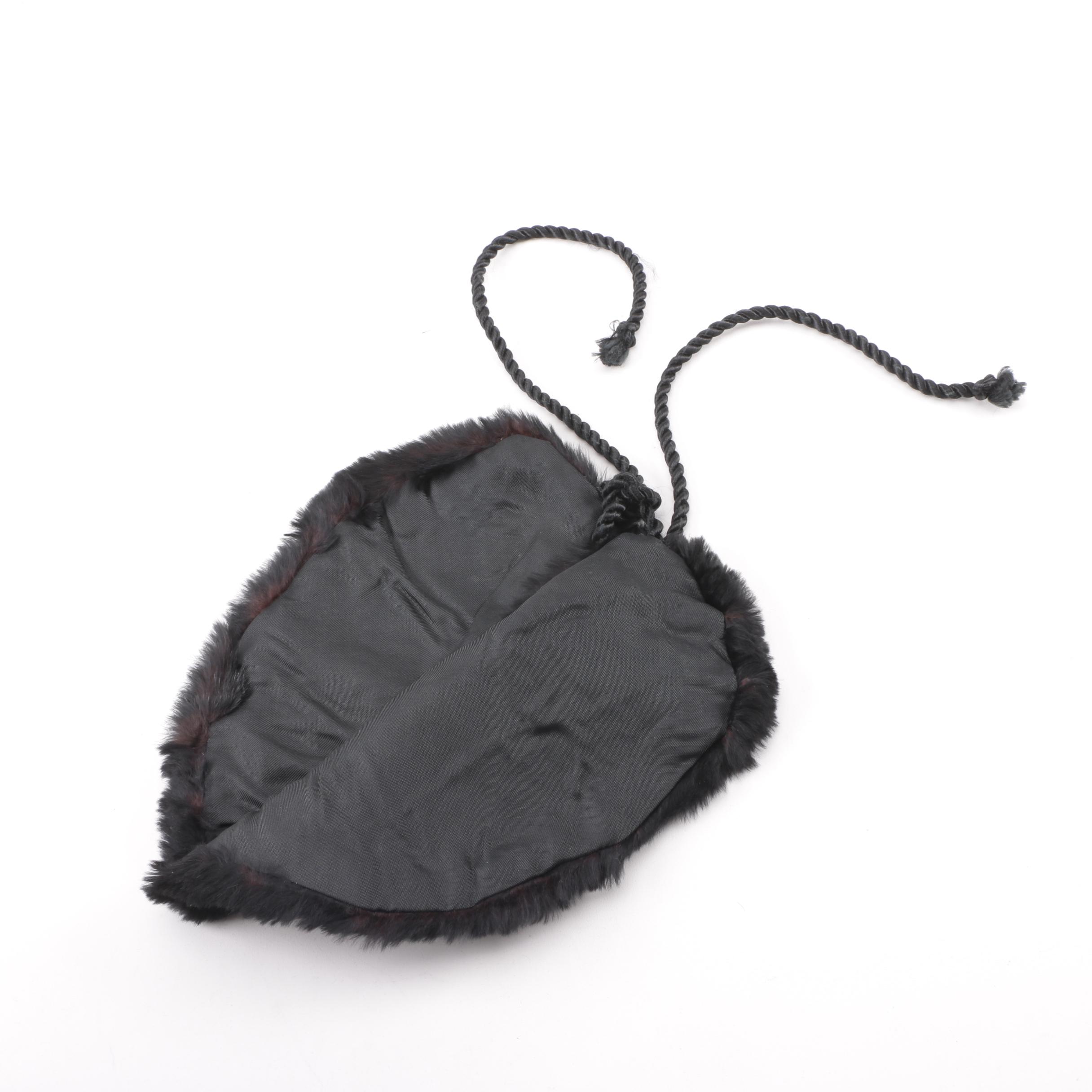 Vintage 1950s Sigma, Foley's, Neiman Marcus, Black Velvet and Fur Felt Hats