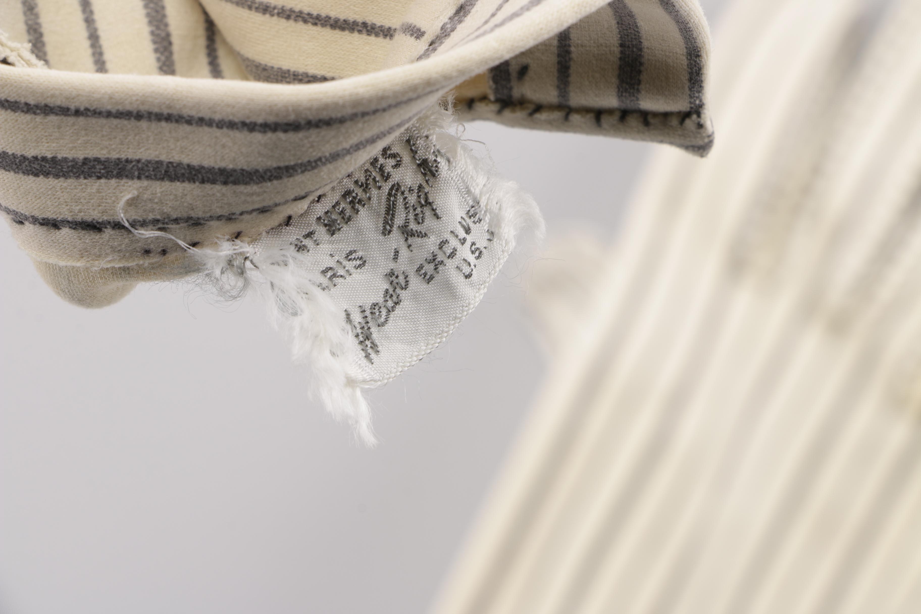 1950s Vintage Hermés of Paris Wear-Right Striped Gloves