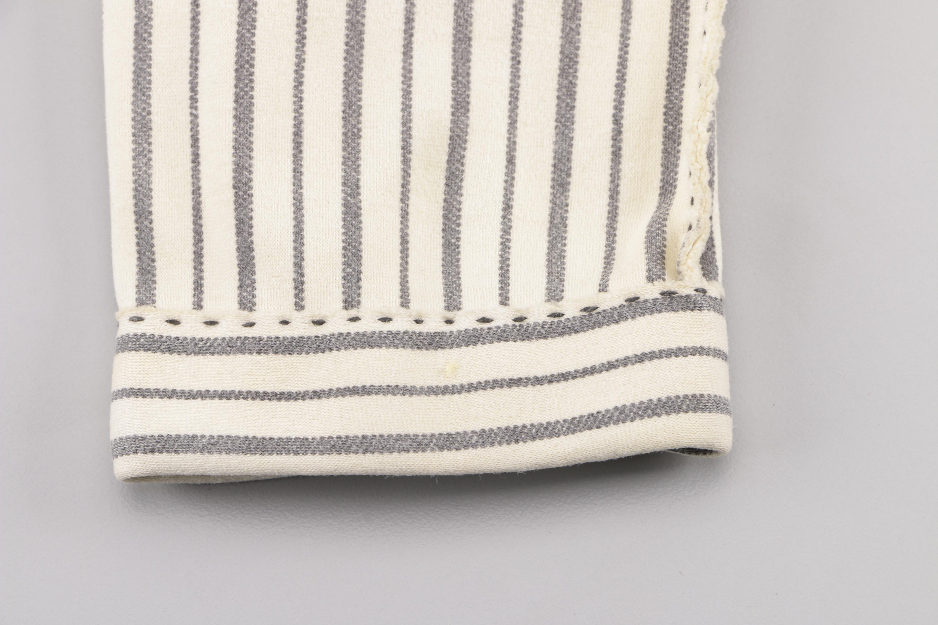 1950s Vintage Hermés of Paris Wear-Right Striped Gloves