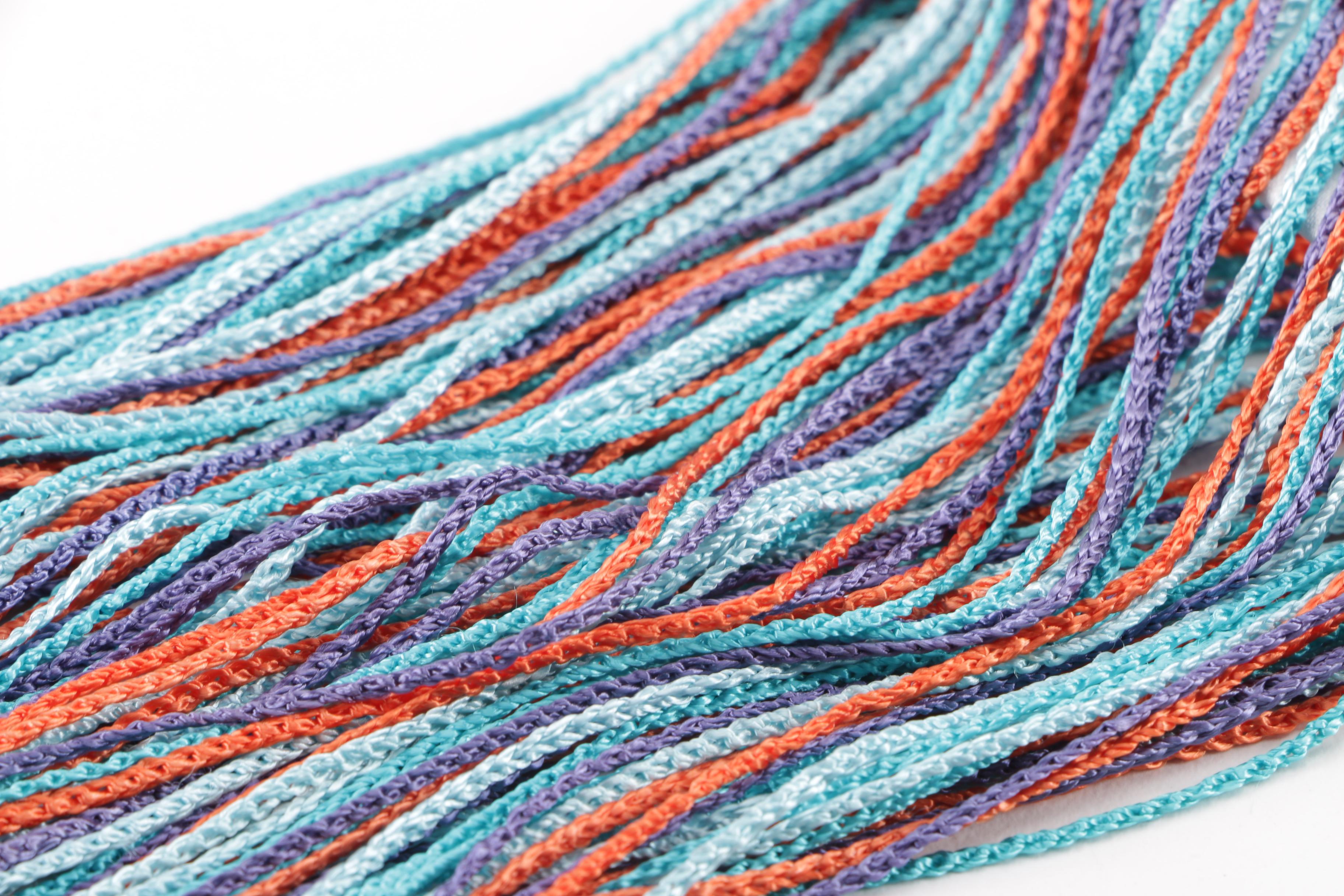 Missoni Aqua and Orange Multicolor Arm Band Bracelet in Box