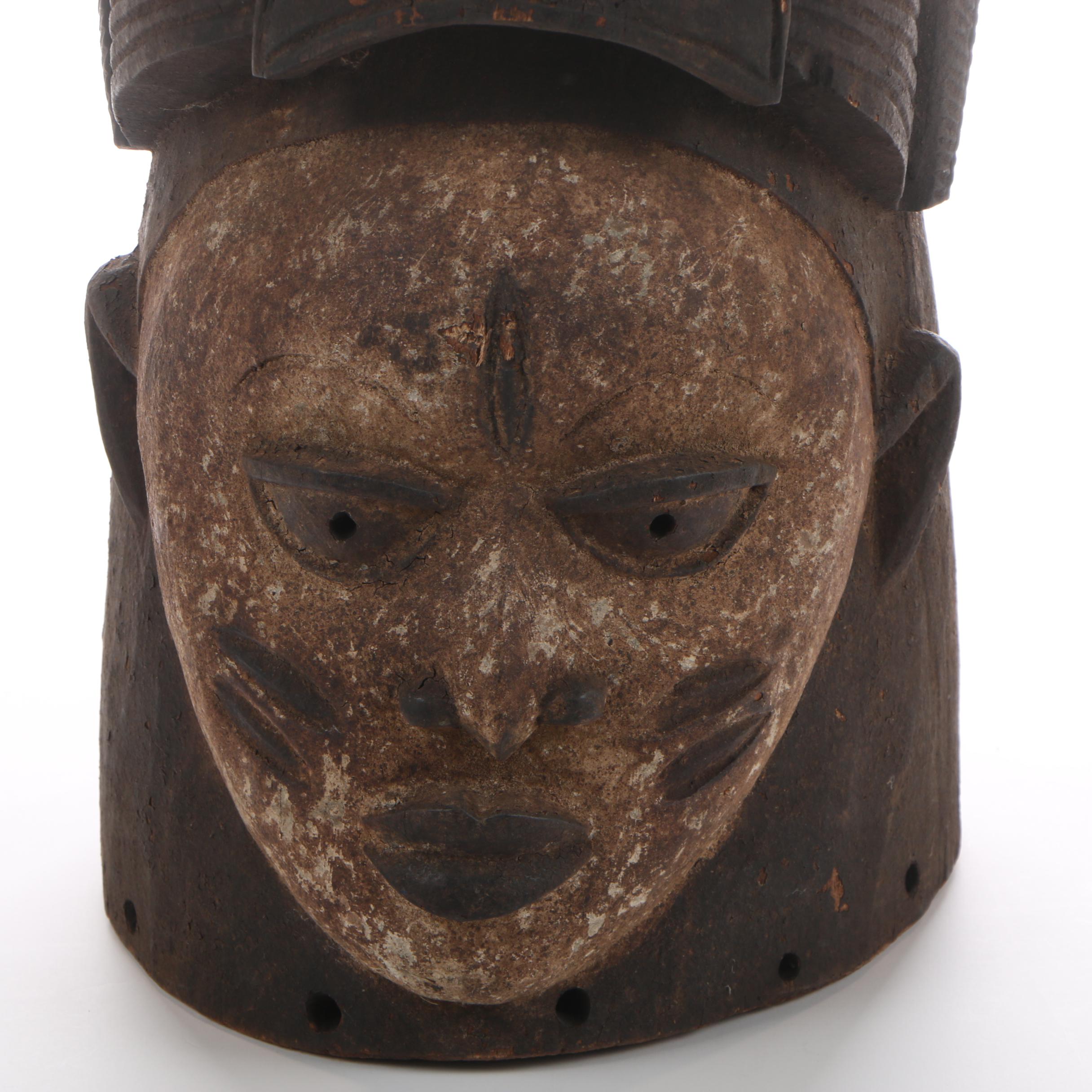 Yoruba Helmet Mask