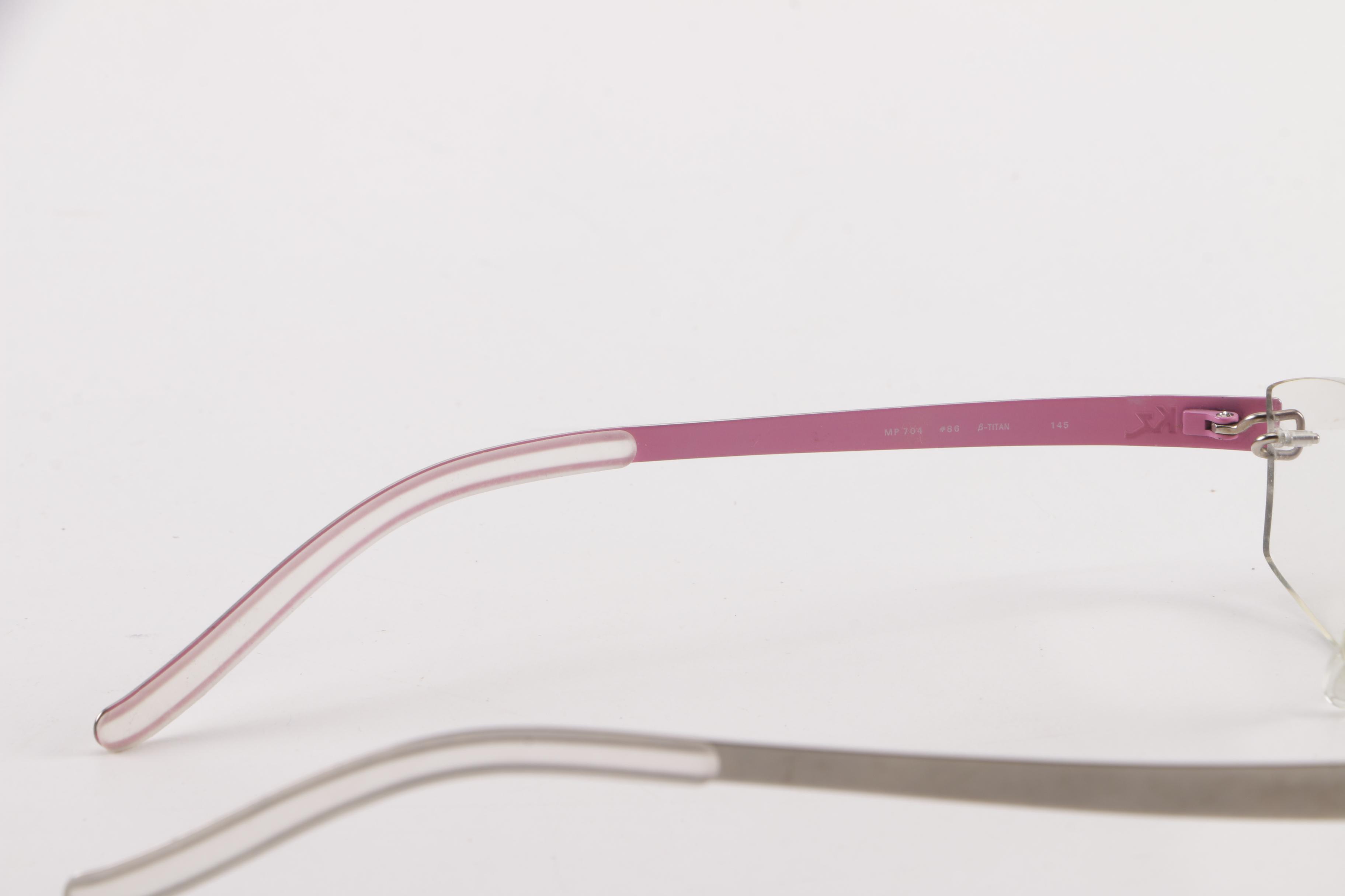 Kazuo Kawasaki MP 704 B-Titan Prescription Eyeglasses, Made in Japan