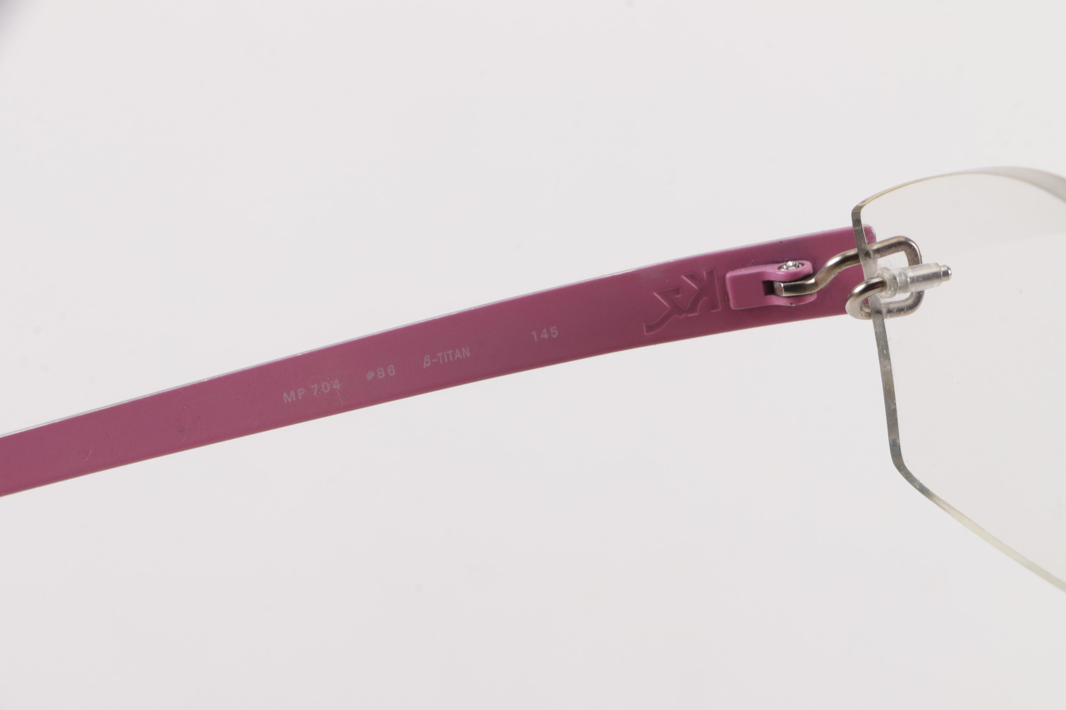 Kazuo Kawasaki MP 704 B-Titan Prescription Eyeglasses, Made in Japan