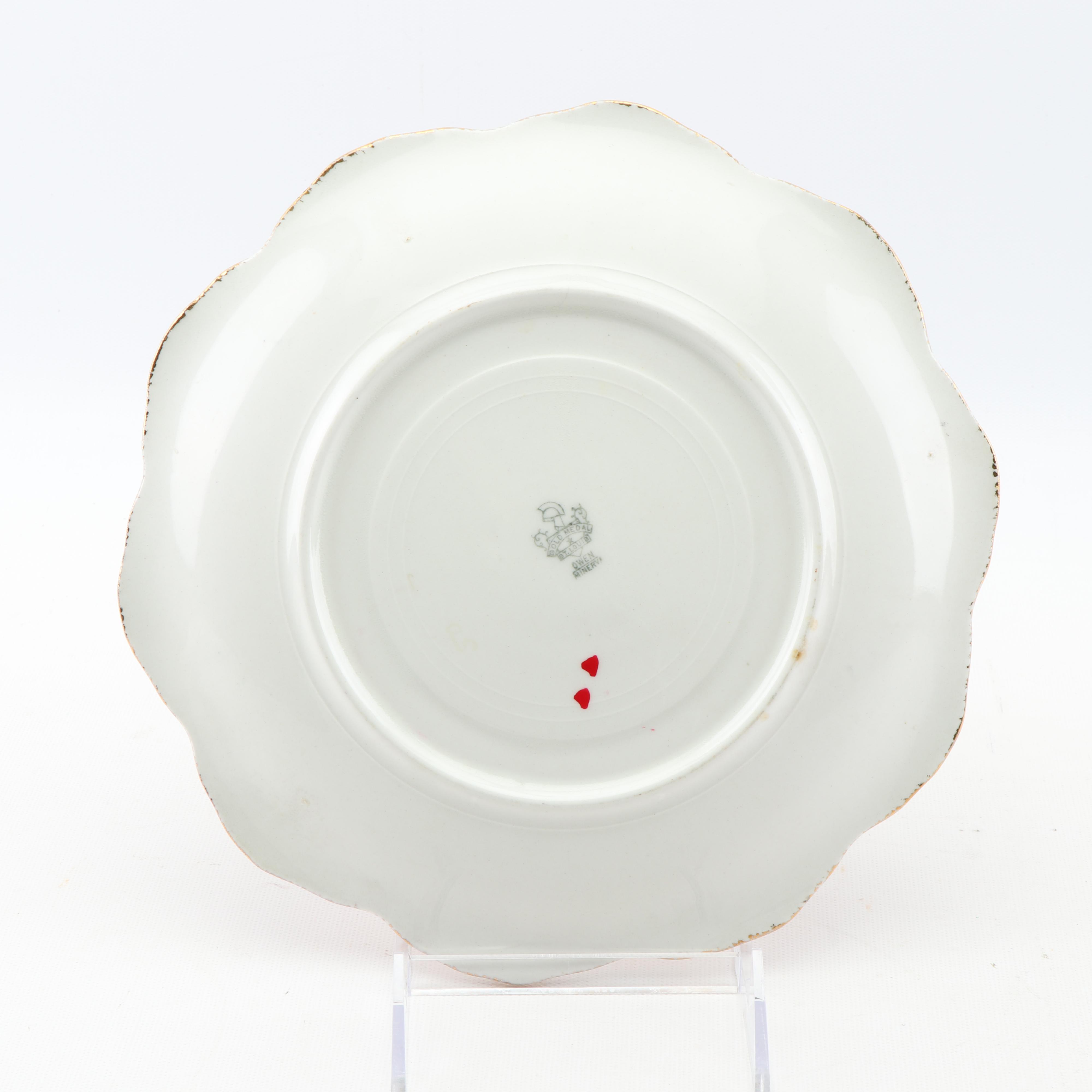 Vintage Floral Porcelain Dinnerware featuring Haviland