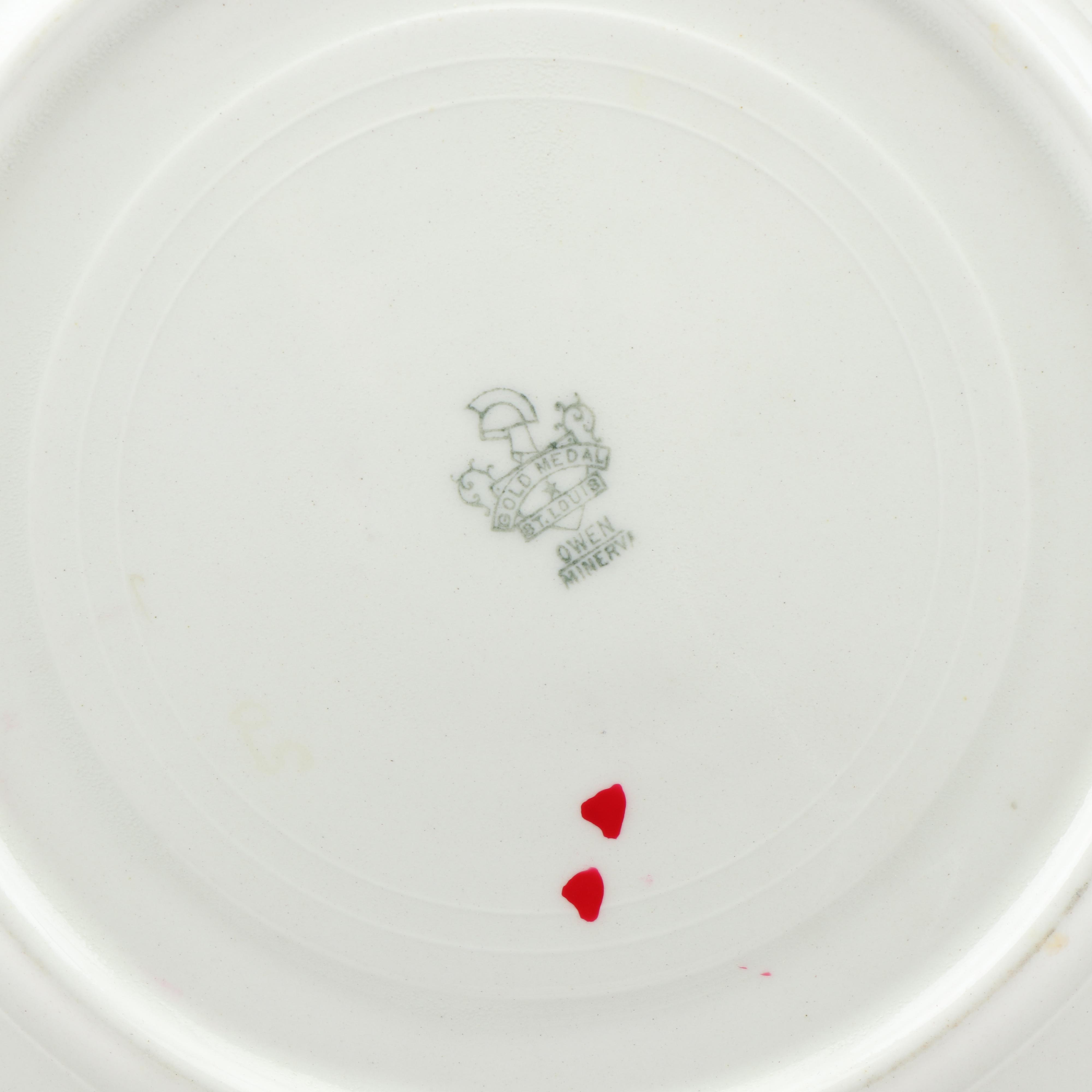 Vintage Floral Porcelain Dinnerware featuring Haviland