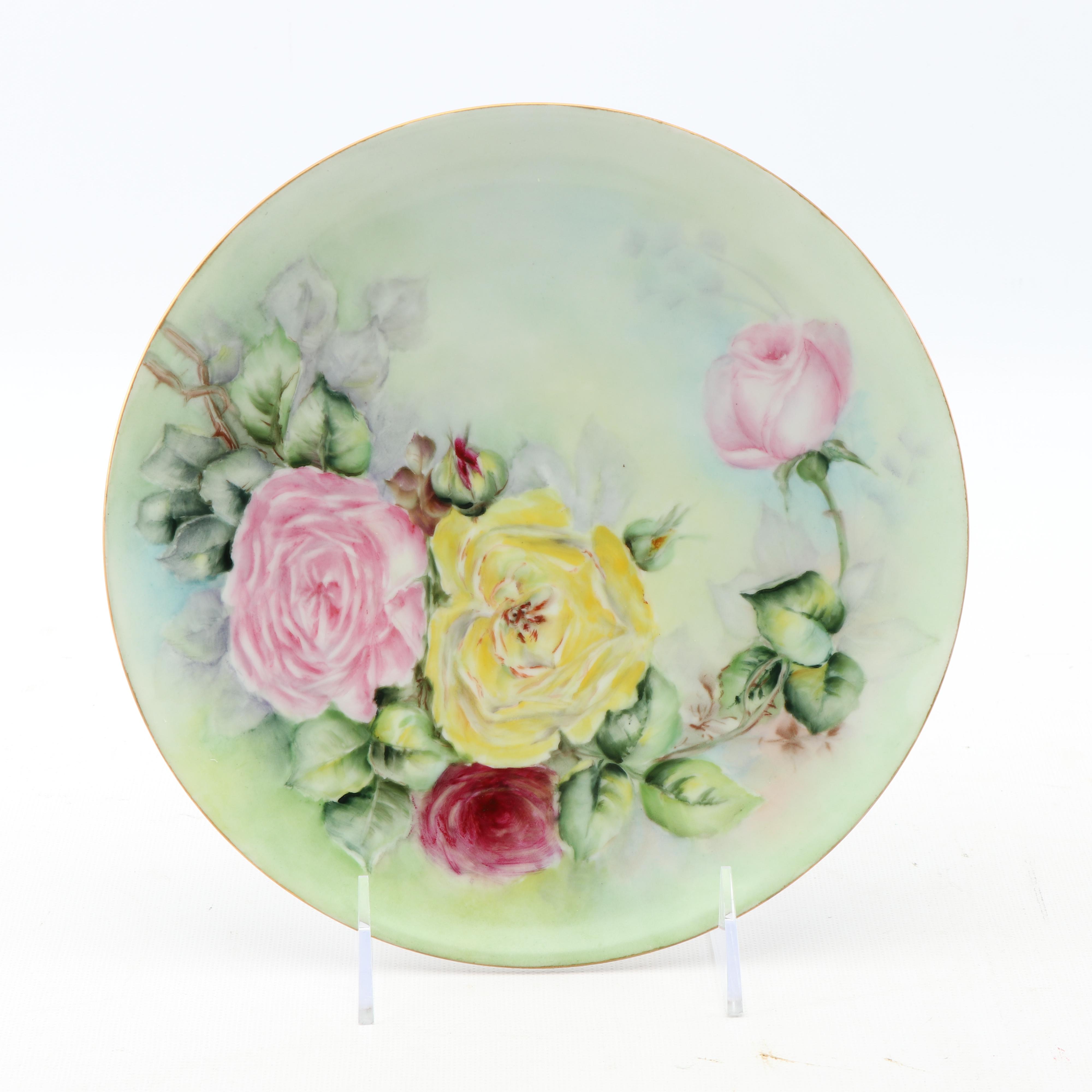 Vintage Floral Porcelain Dinnerware featuring Haviland