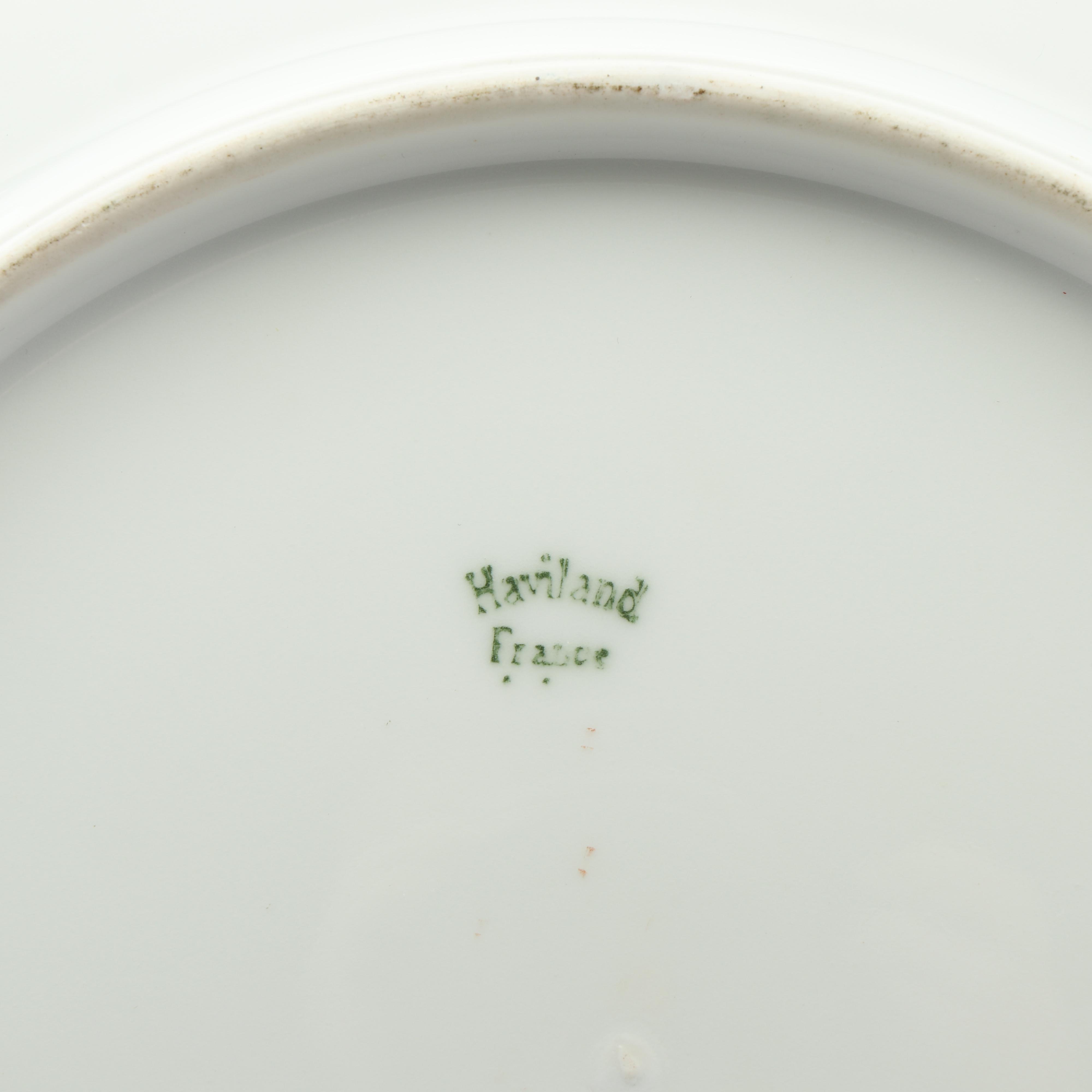 Vintage Floral Porcelain Dinnerware featuring Haviland