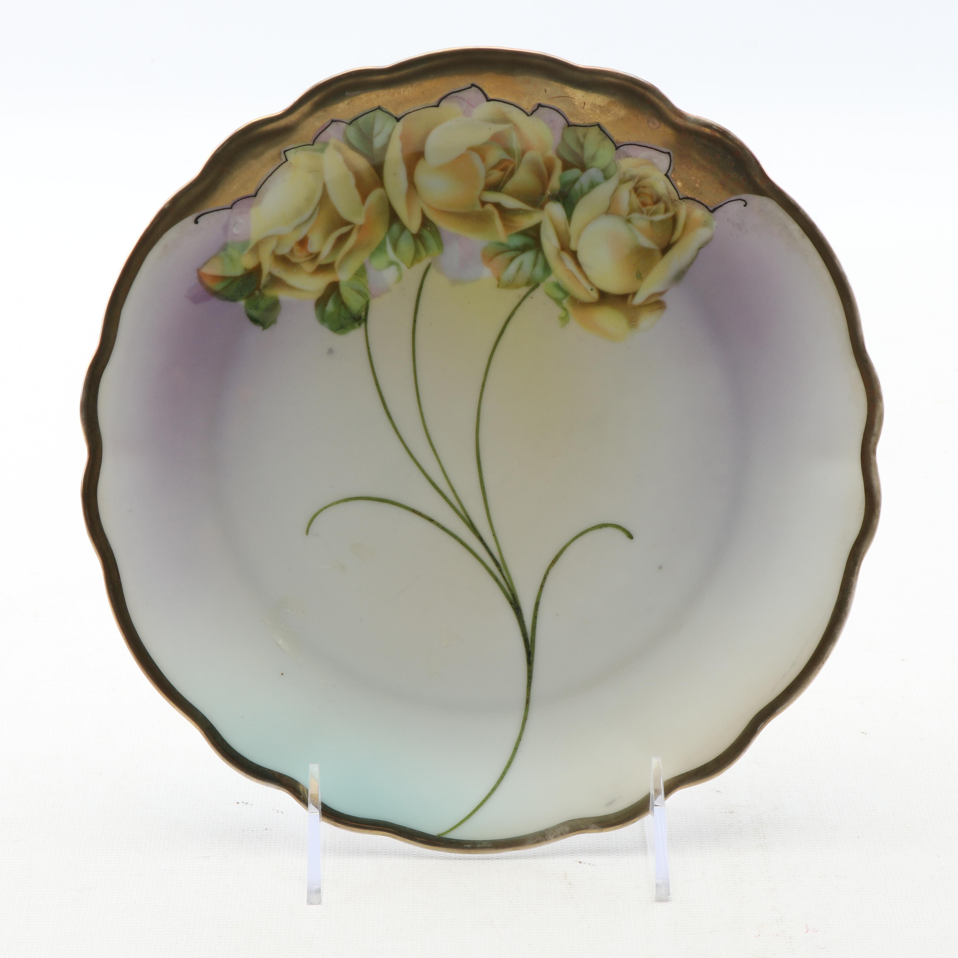 Vintage Floral Porcelain Dinnerware featuring Haviland