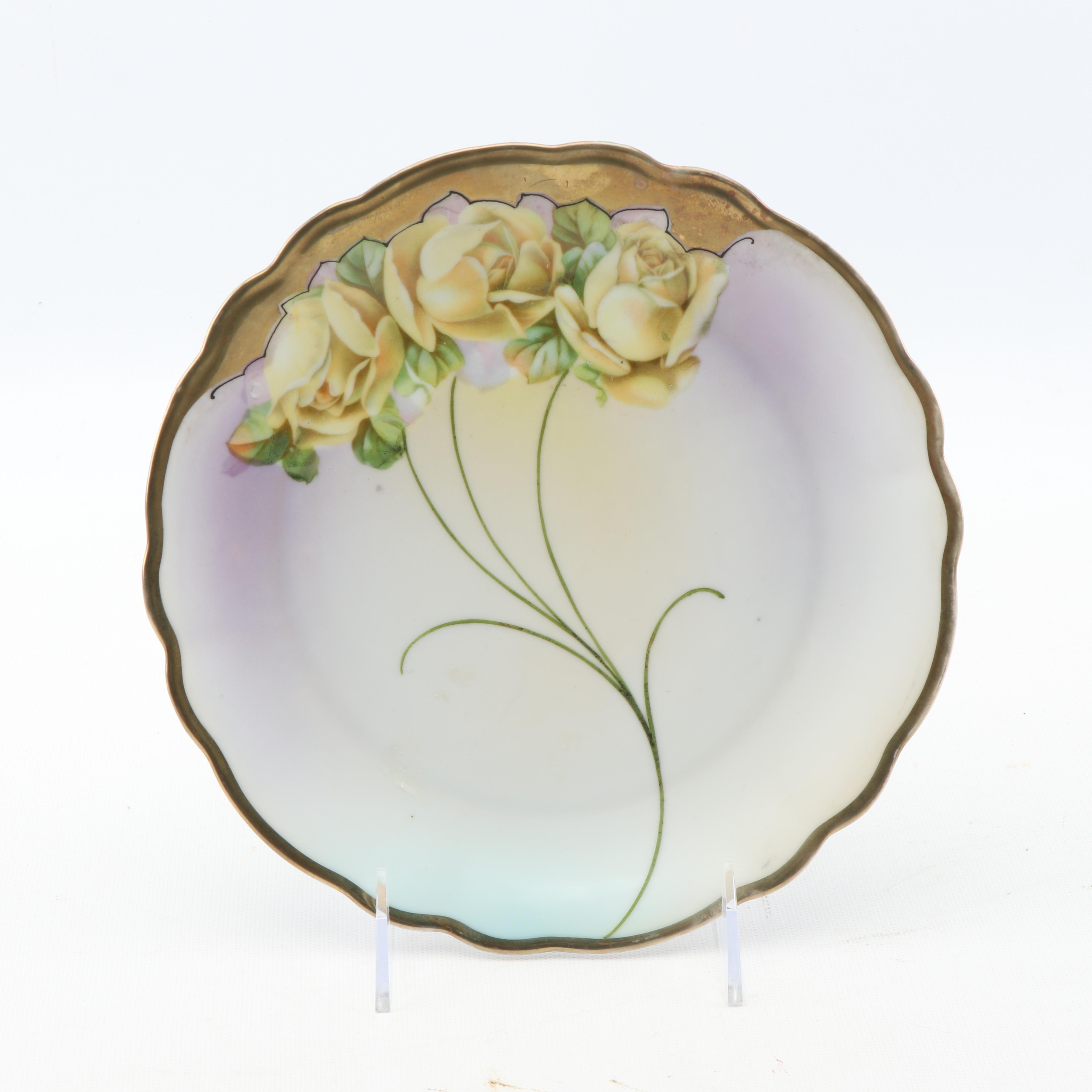 Vintage Floral Porcelain Dinnerware featuring Haviland