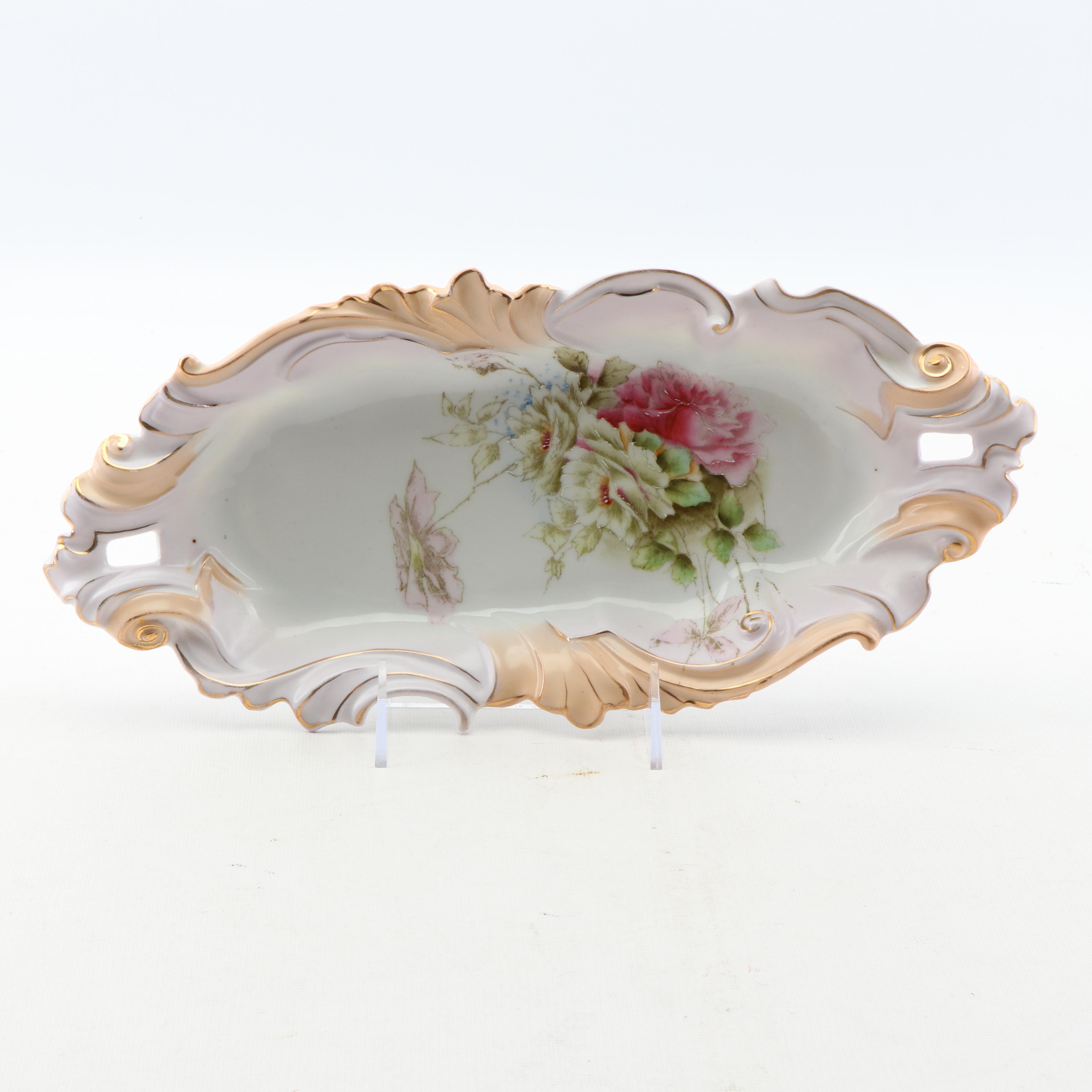 Vintage Floral Porcelain Dinnerware featuring Haviland