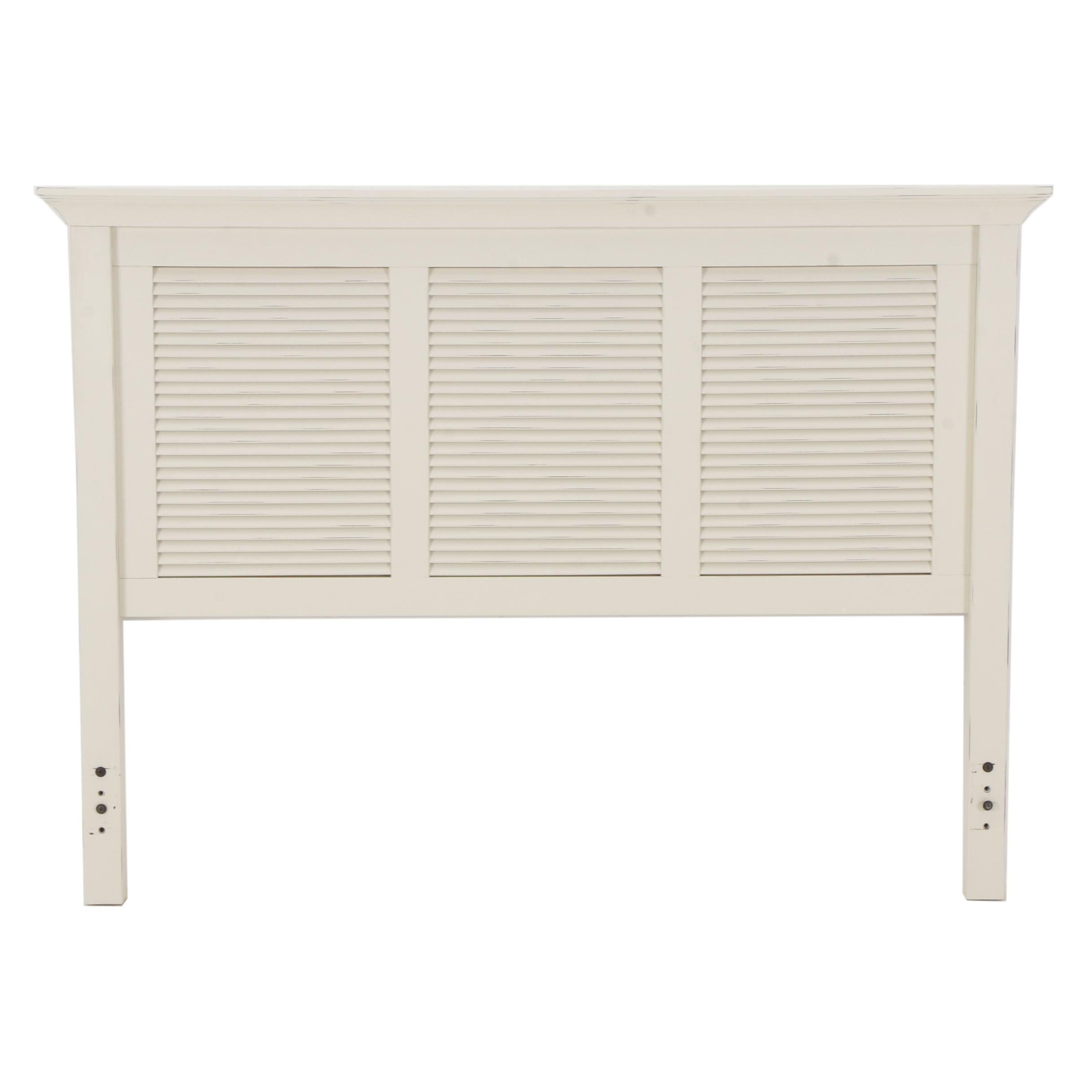 Contemporary Full Size Painted Wood Headboard by Pier 1 Imports