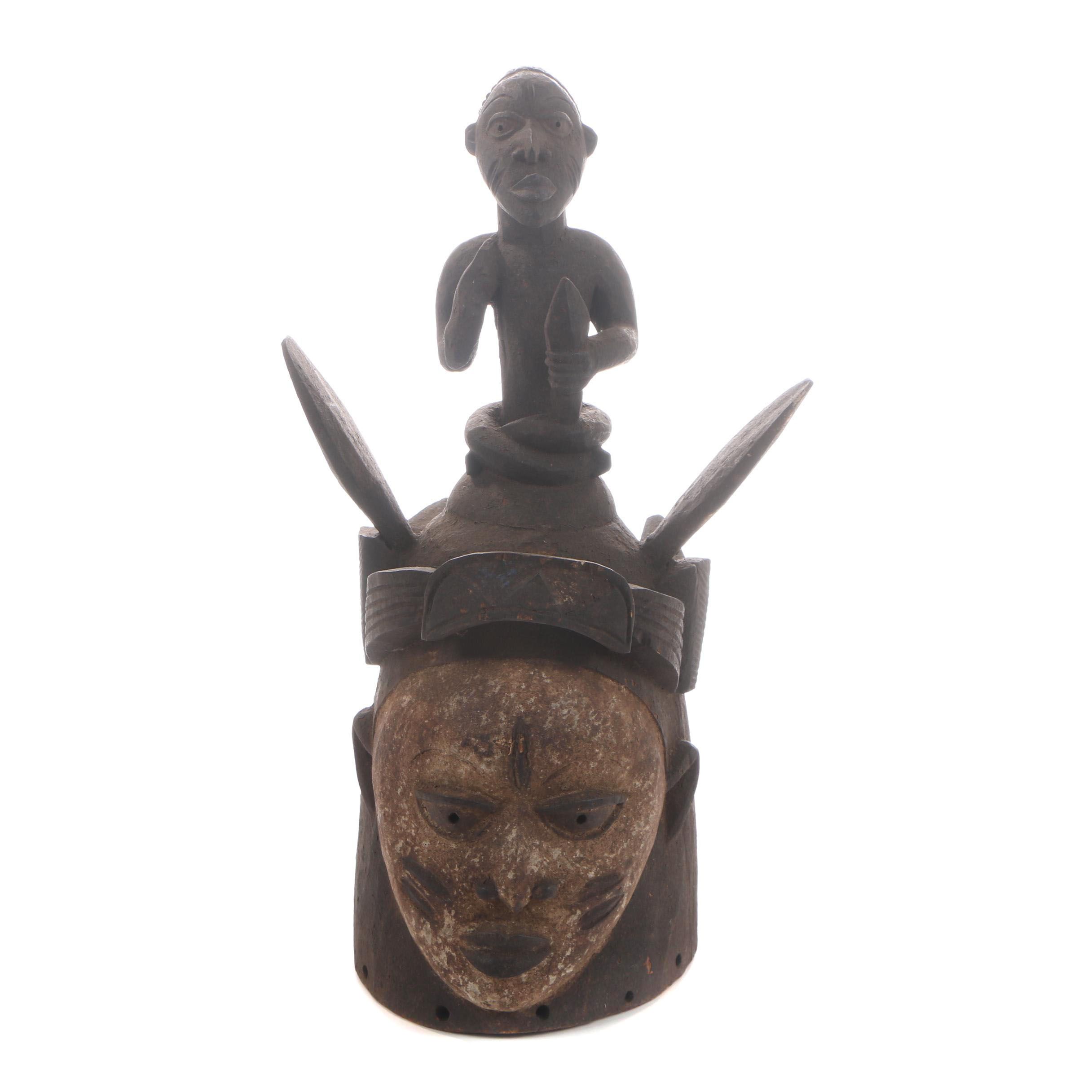 Yoruba Helmet Mask
