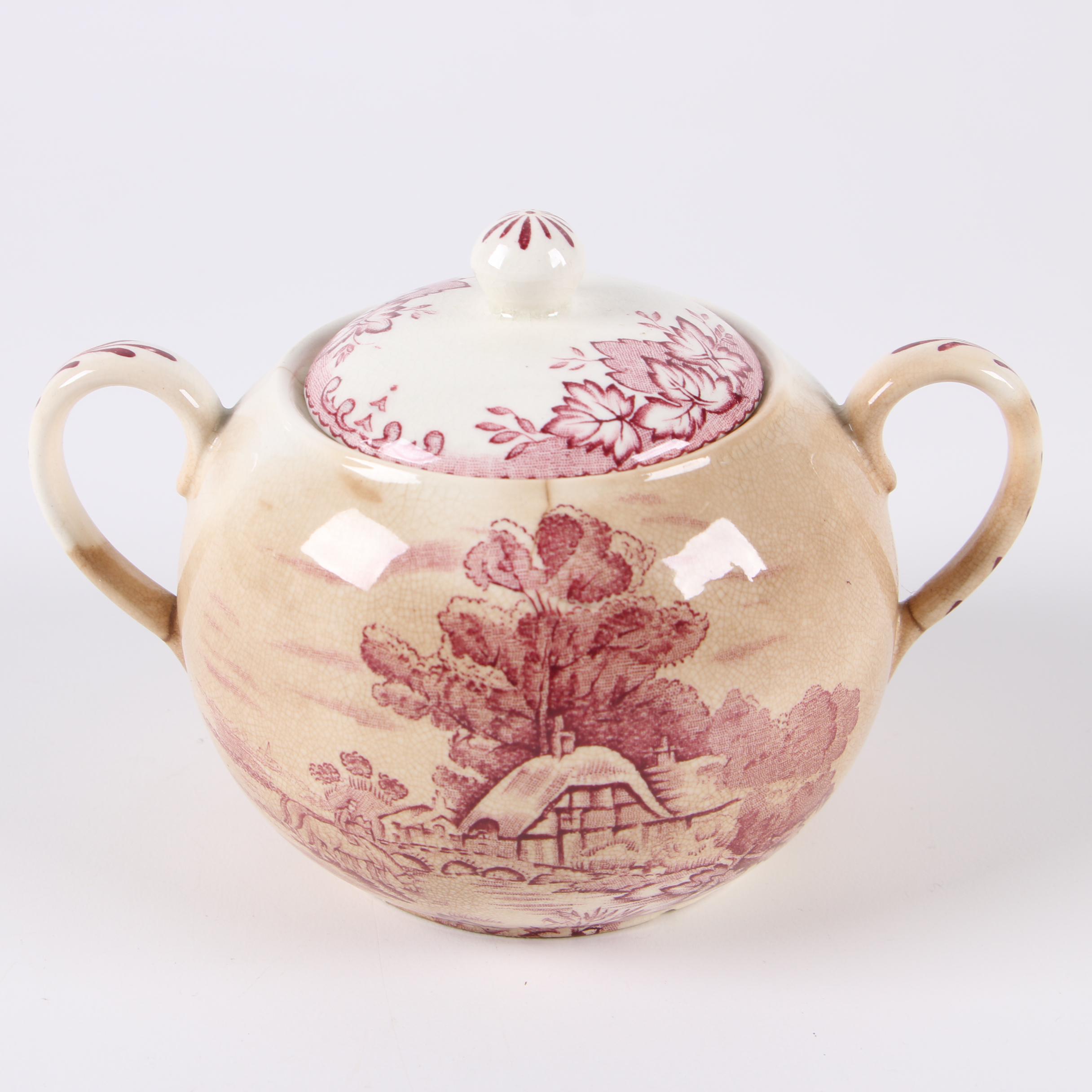 Crown Clarence "Byron" Transfer Printed Earthenware Dinnerware