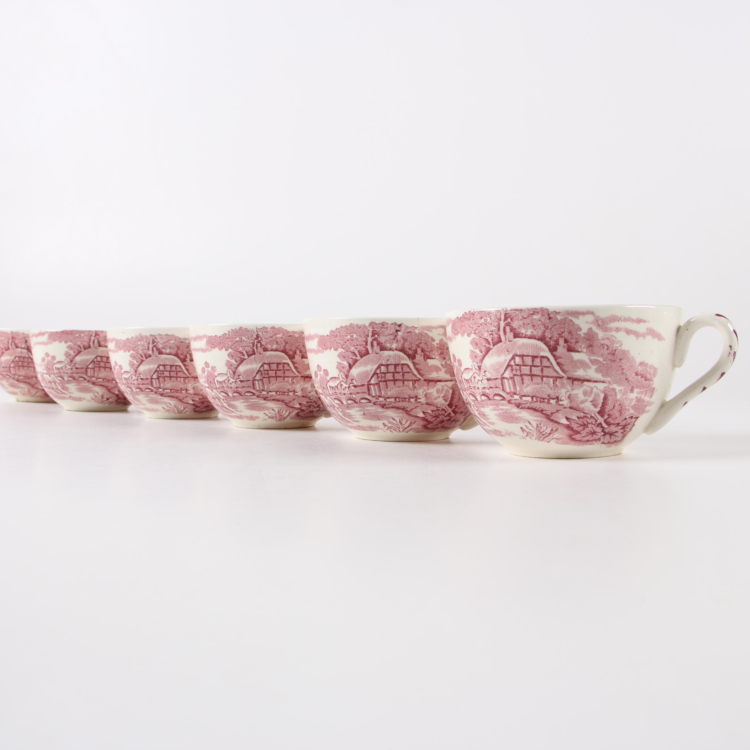 Crown Clarence "Byron" Transfer Printed Earthenware Dinnerware