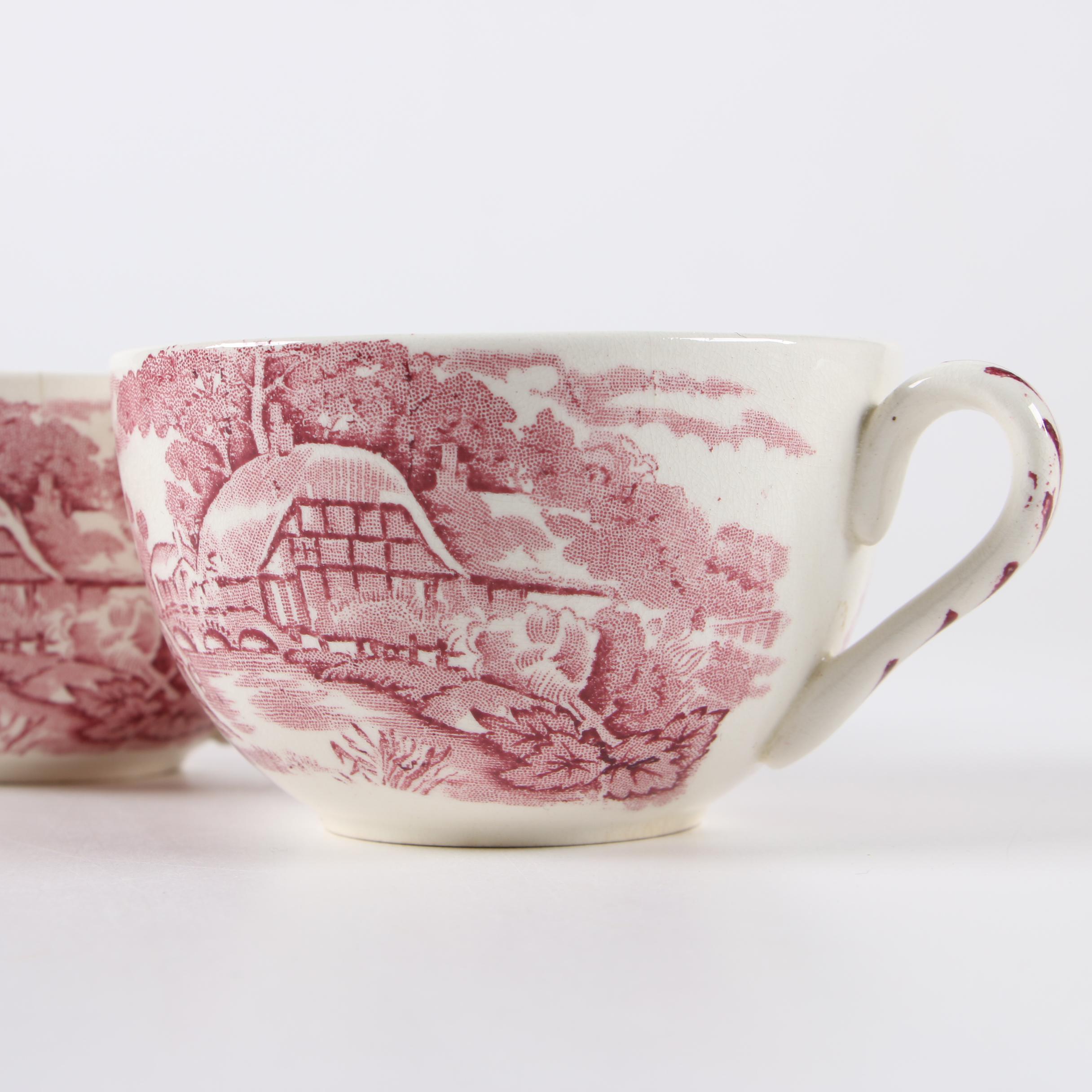 Crown Clarence "Byron" Transfer Printed Earthenware Dinnerware