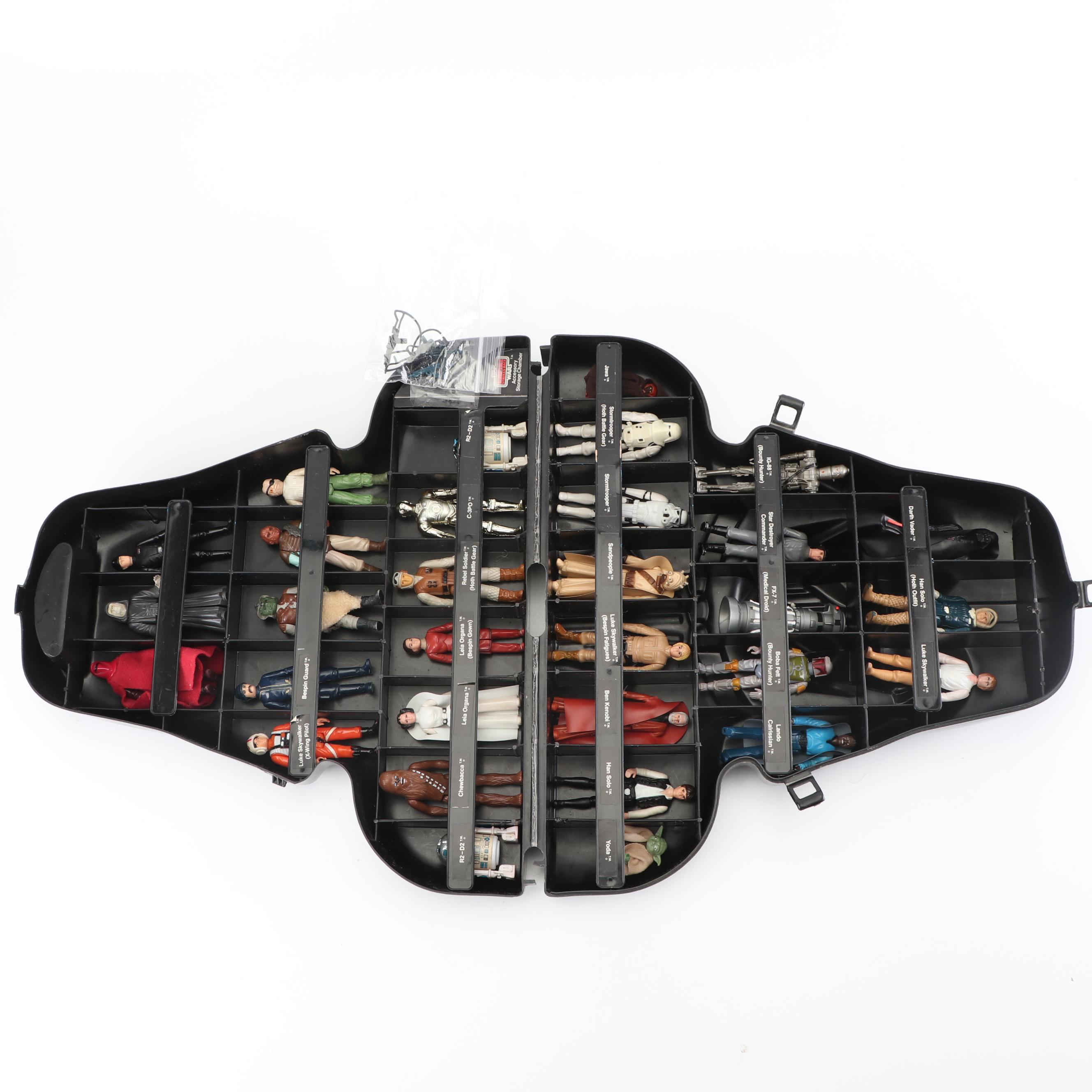 Kenner "Star Wars" Action Figures with Darth Vader Storage Case