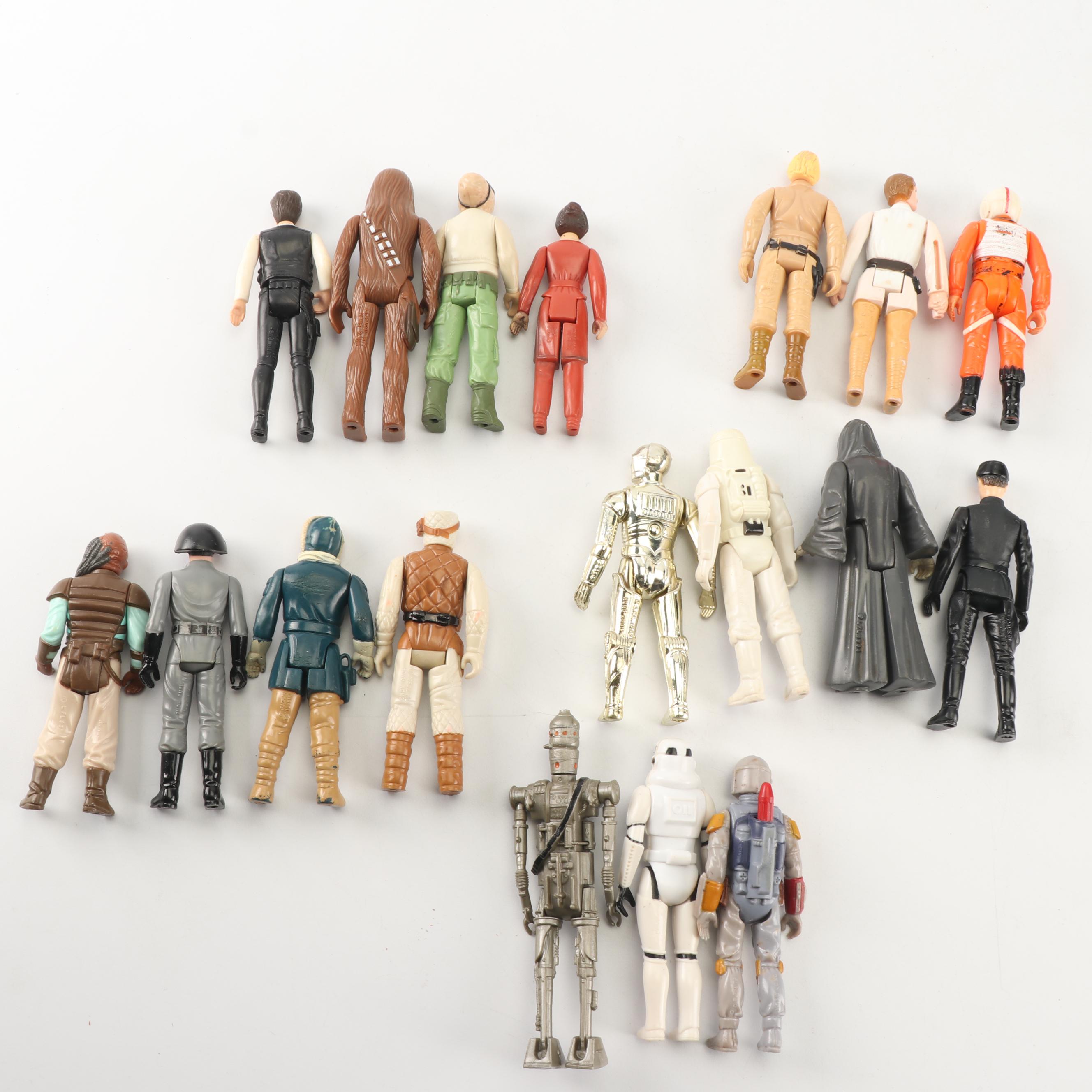 Kenner "Star Wars" Action Figures with Darth Vader Storage Case