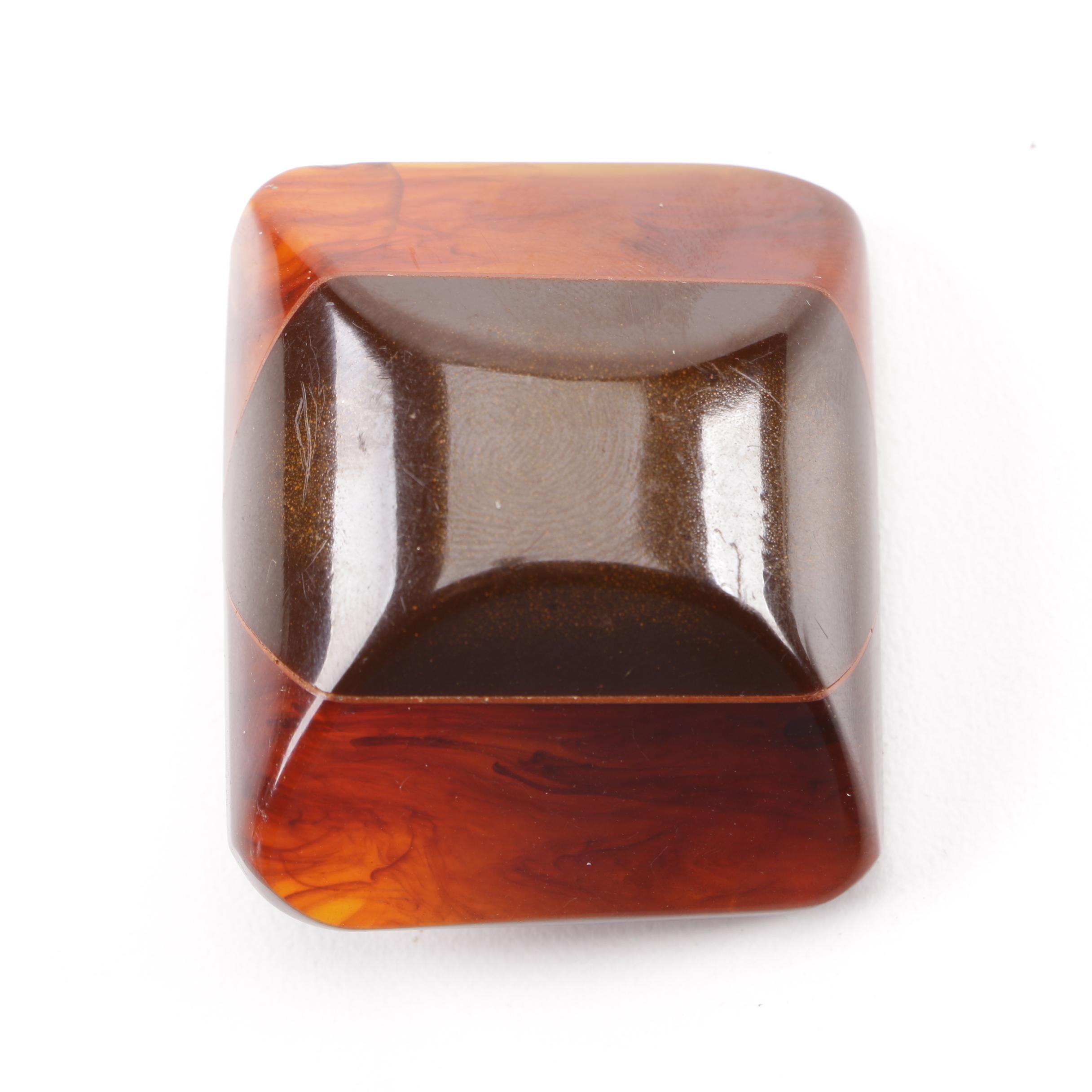 Circa 1960s Large Resin and Bakelite Buttons