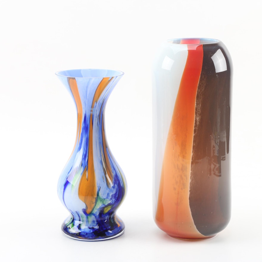 Contemporary Art Glass Vases