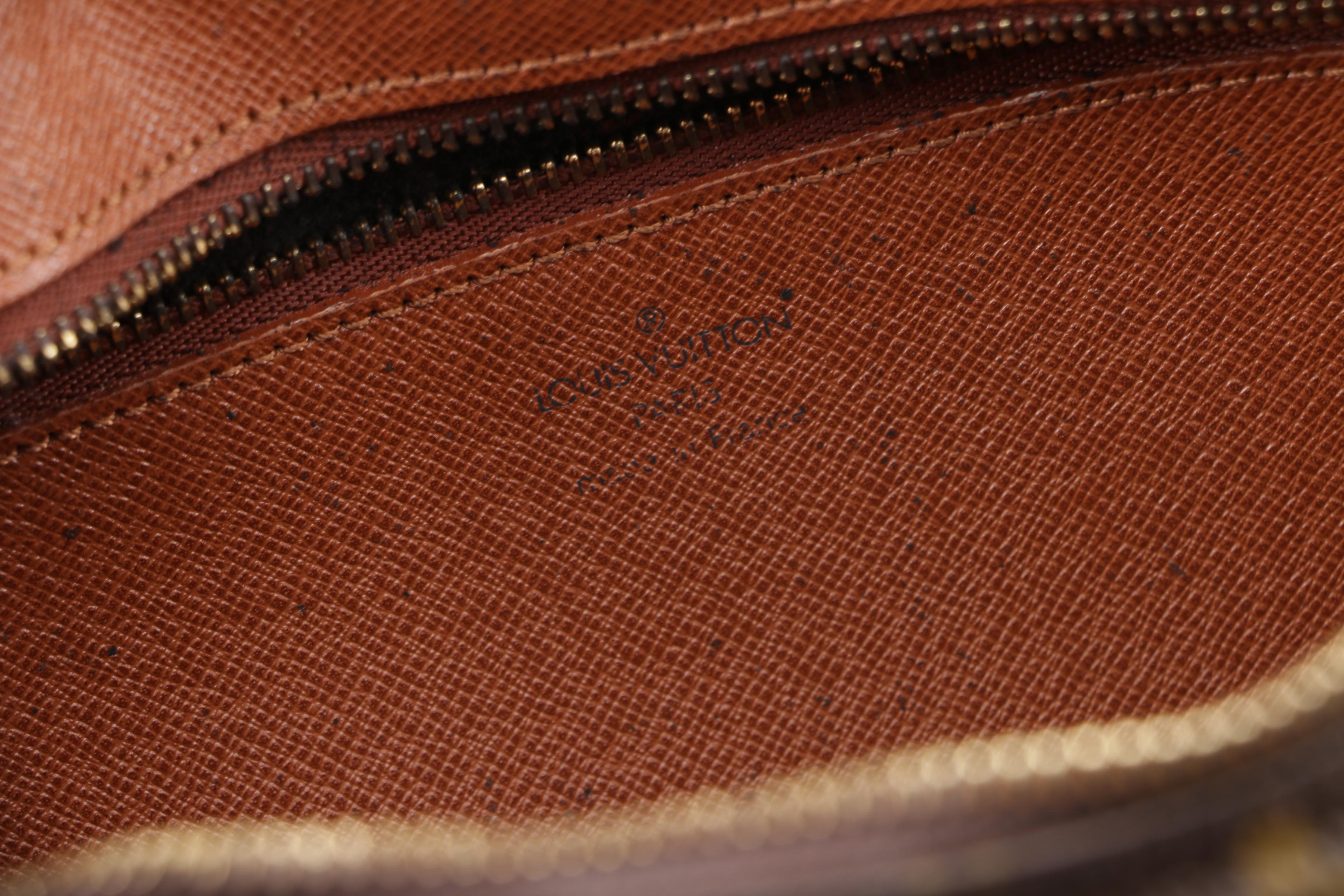 1991 Vintage Louis Vuitton Paris Marly Dragonne Monogram Canvas Wristlet