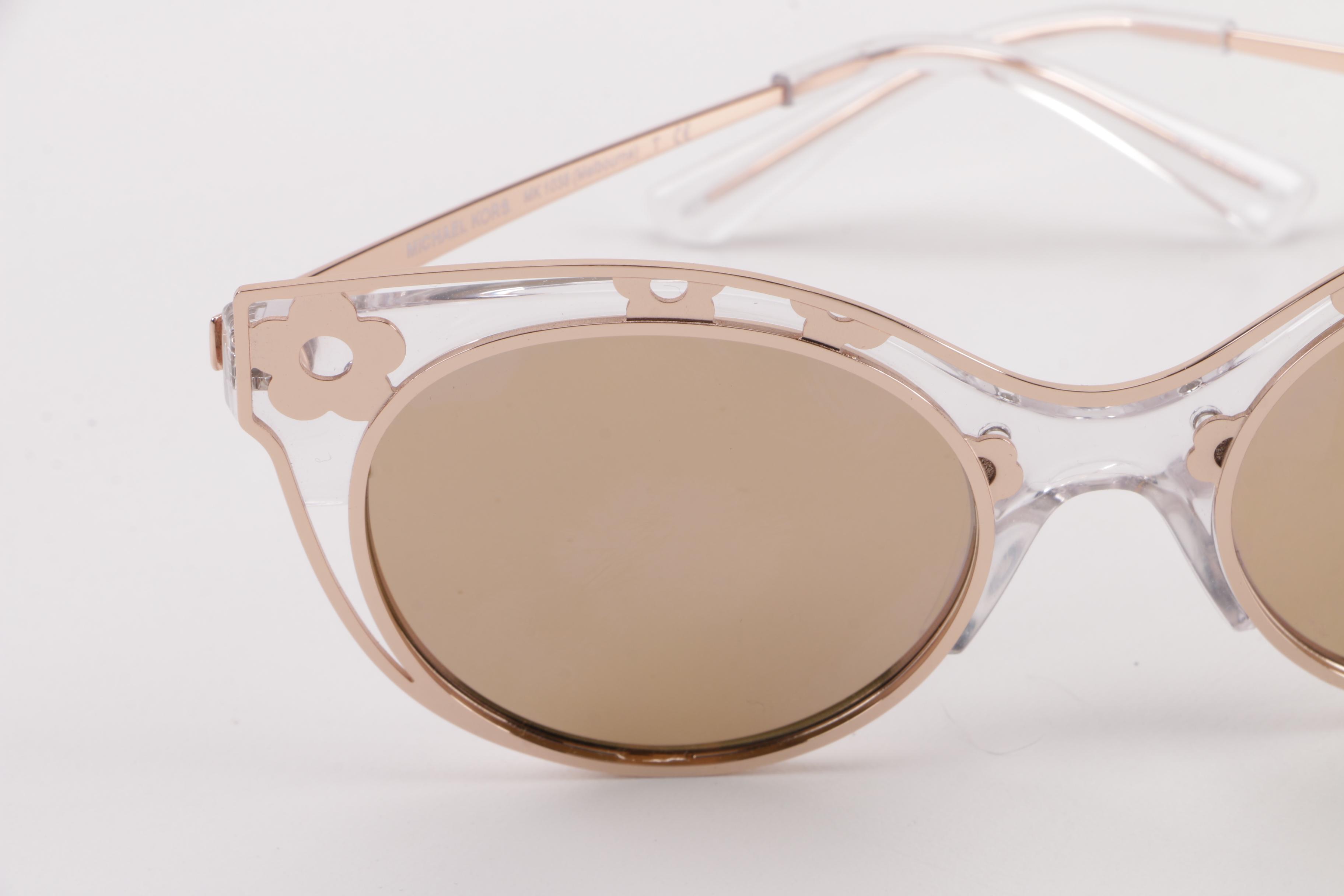 Michael Kors MK1038 Melbourne Cat Eye Sunglasses with Case