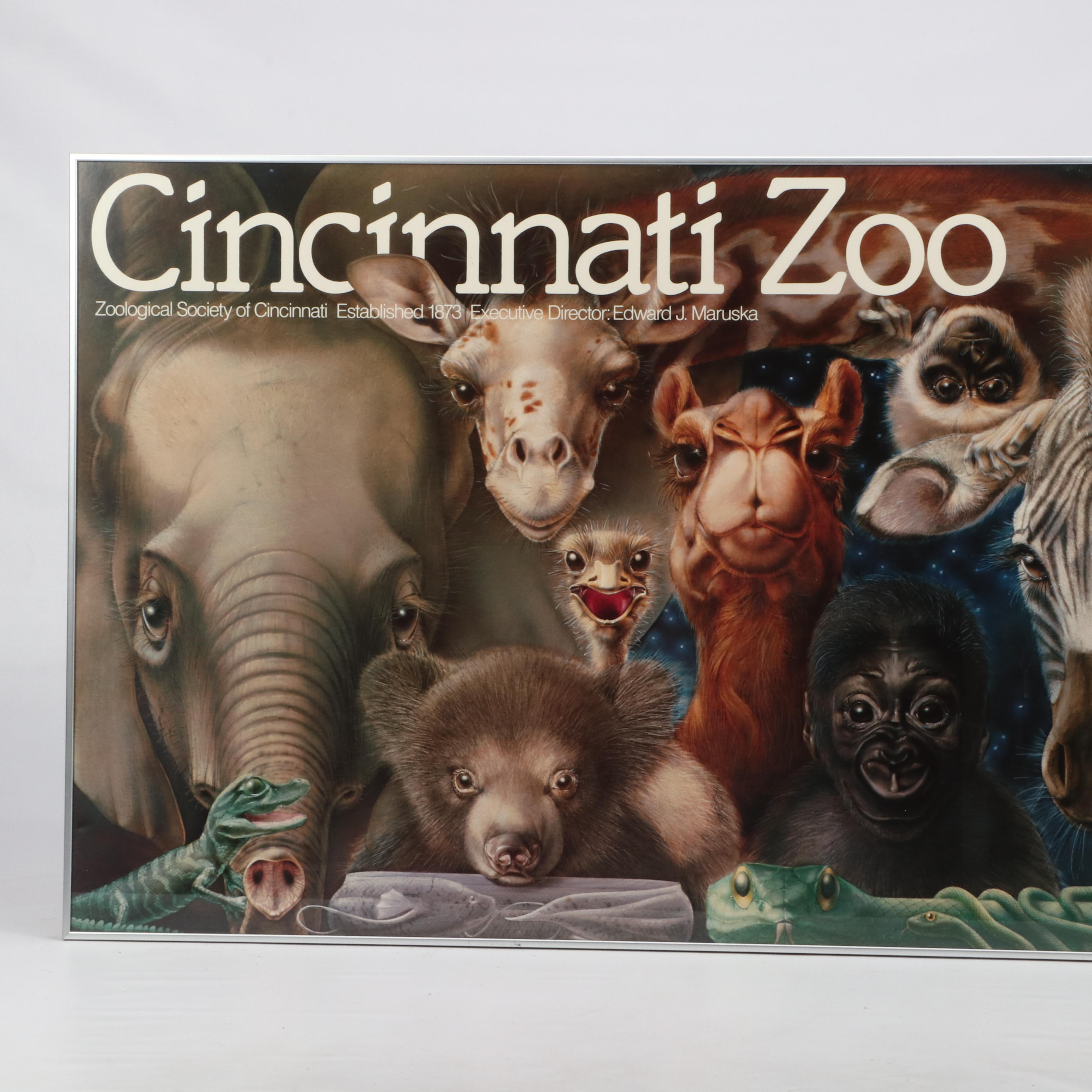 1983 Cincinnati Zoo Poster