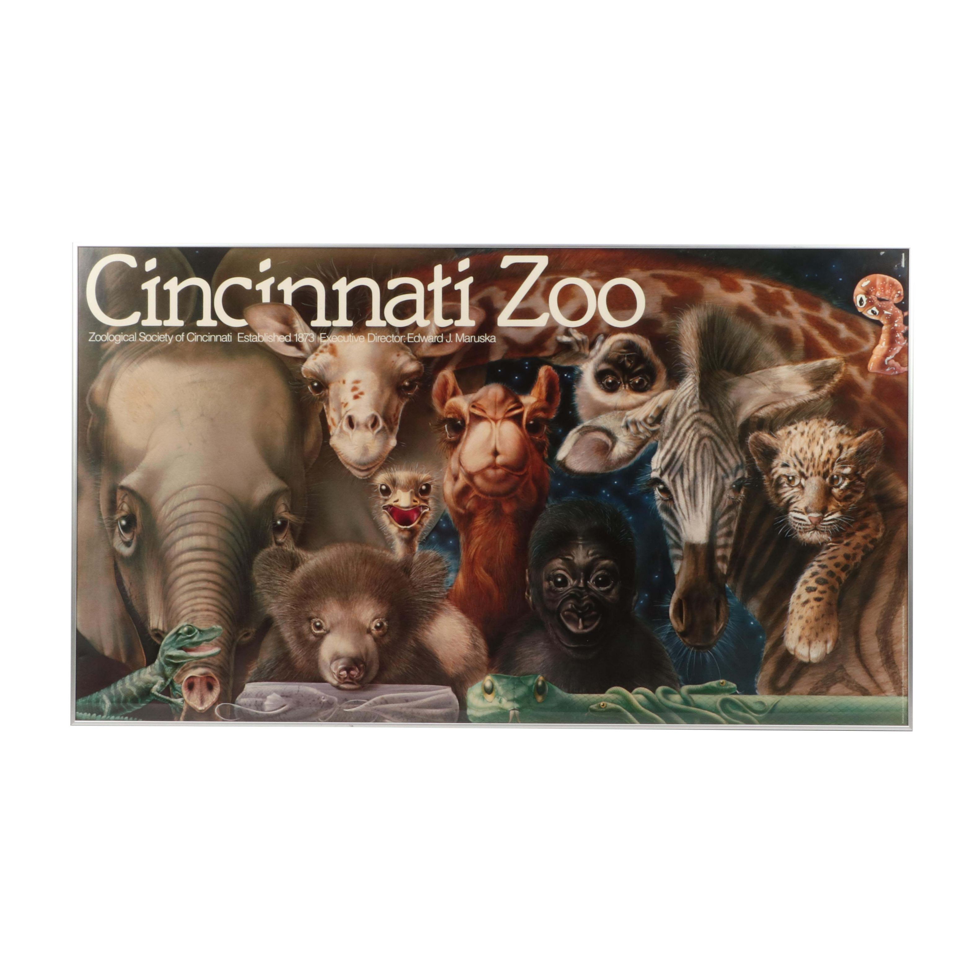 1983 Cincinnati Zoo Poster