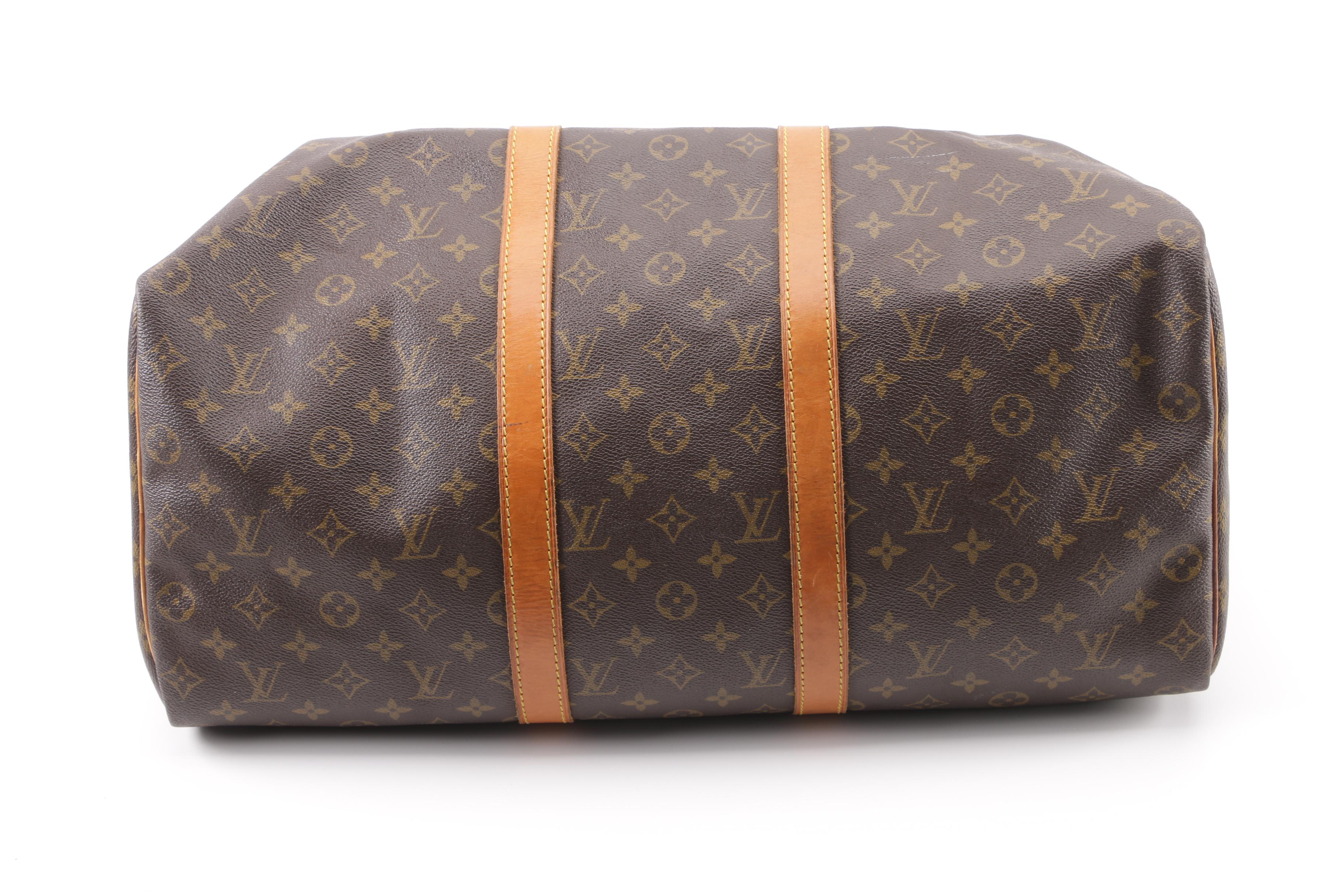 1988 Vintage Louis Vuitton Paris Monogram Canvas Keepall Bag