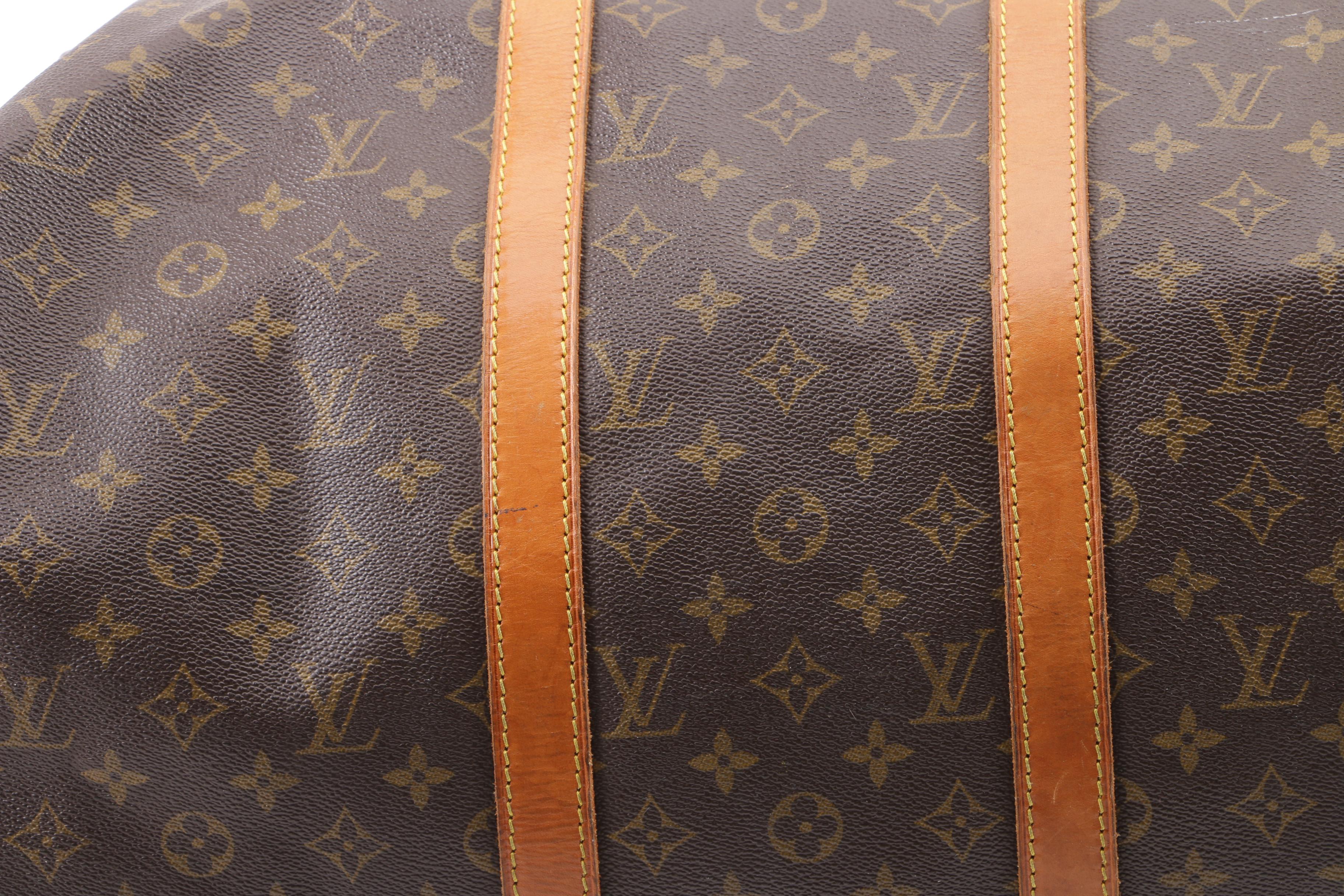 1988 Vintage Louis Vuitton Paris Monogram Canvas Keepall Bag
