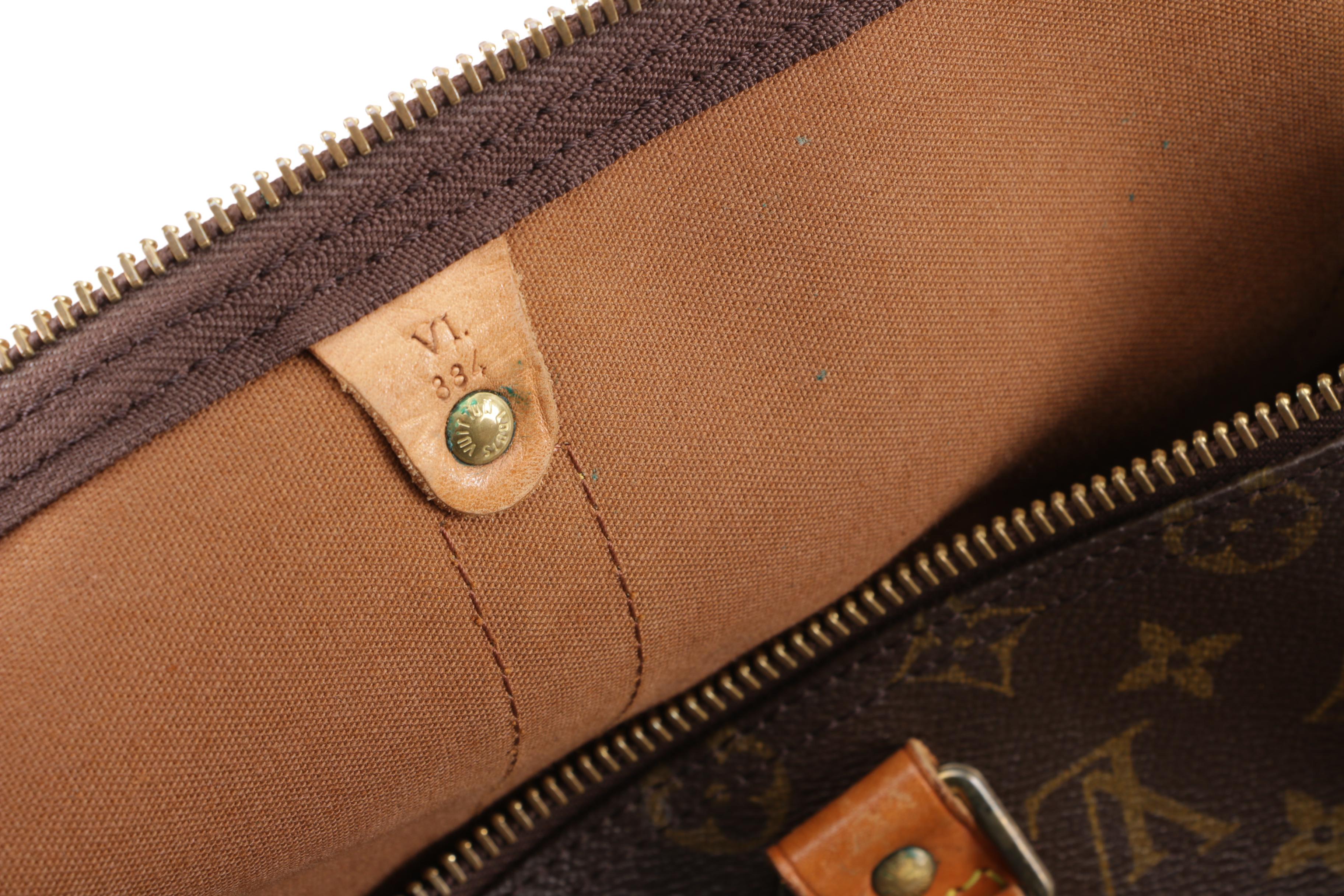 1988 Vintage Louis Vuitton Paris Monogram Canvas Keepall Bag