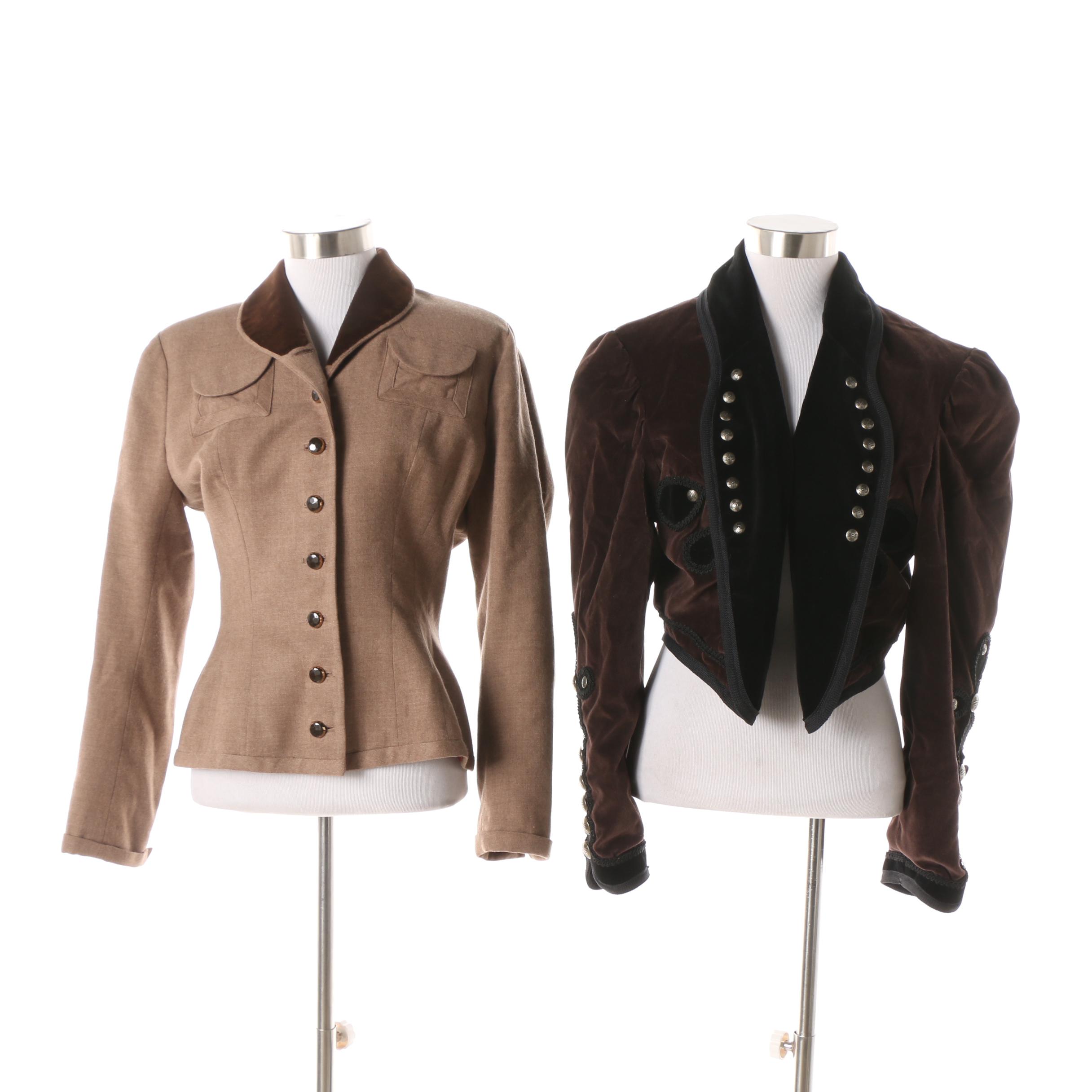 Women's Vintage Riders Through the Century and Julius Garfinckel & Co. Jackets