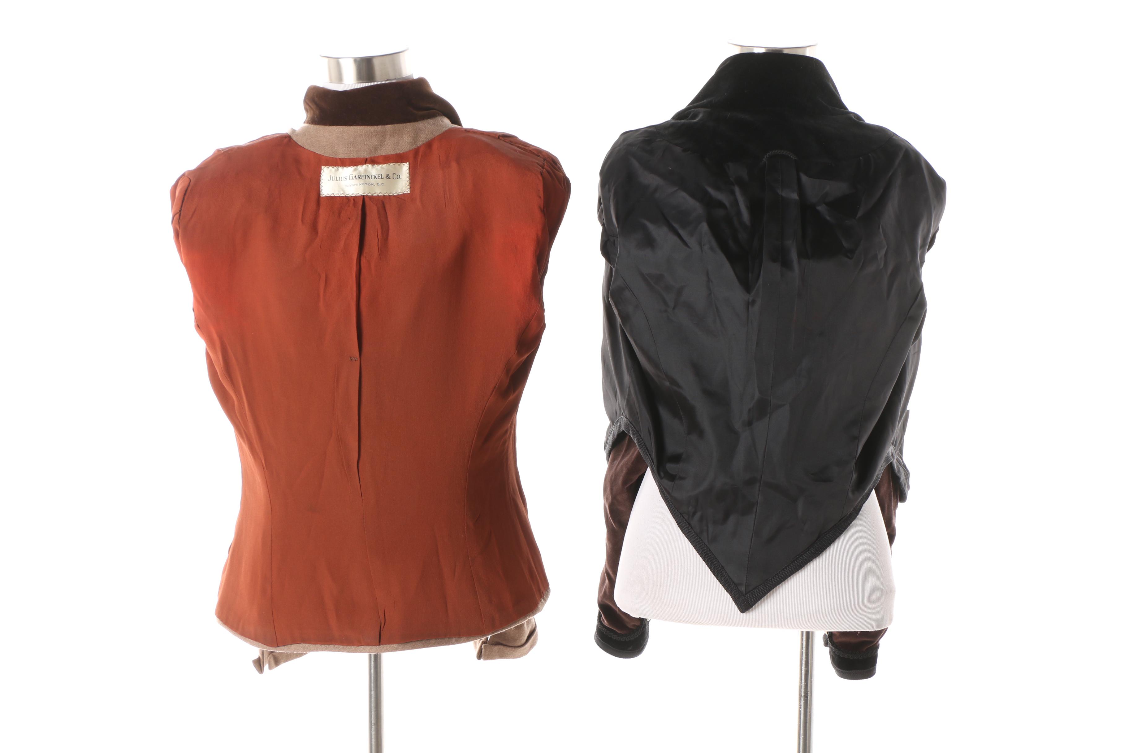Women's Vintage Riders Through the Century and Julius Garfinckel & Co. Jackets