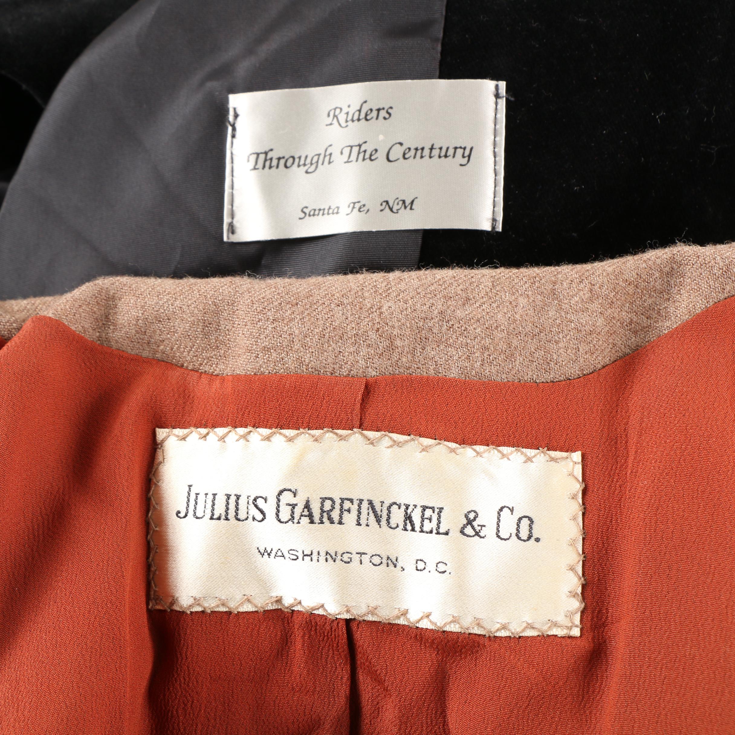 Women's Vintage Riders Through the Century and Julius Garfinckel & Co. Jackets