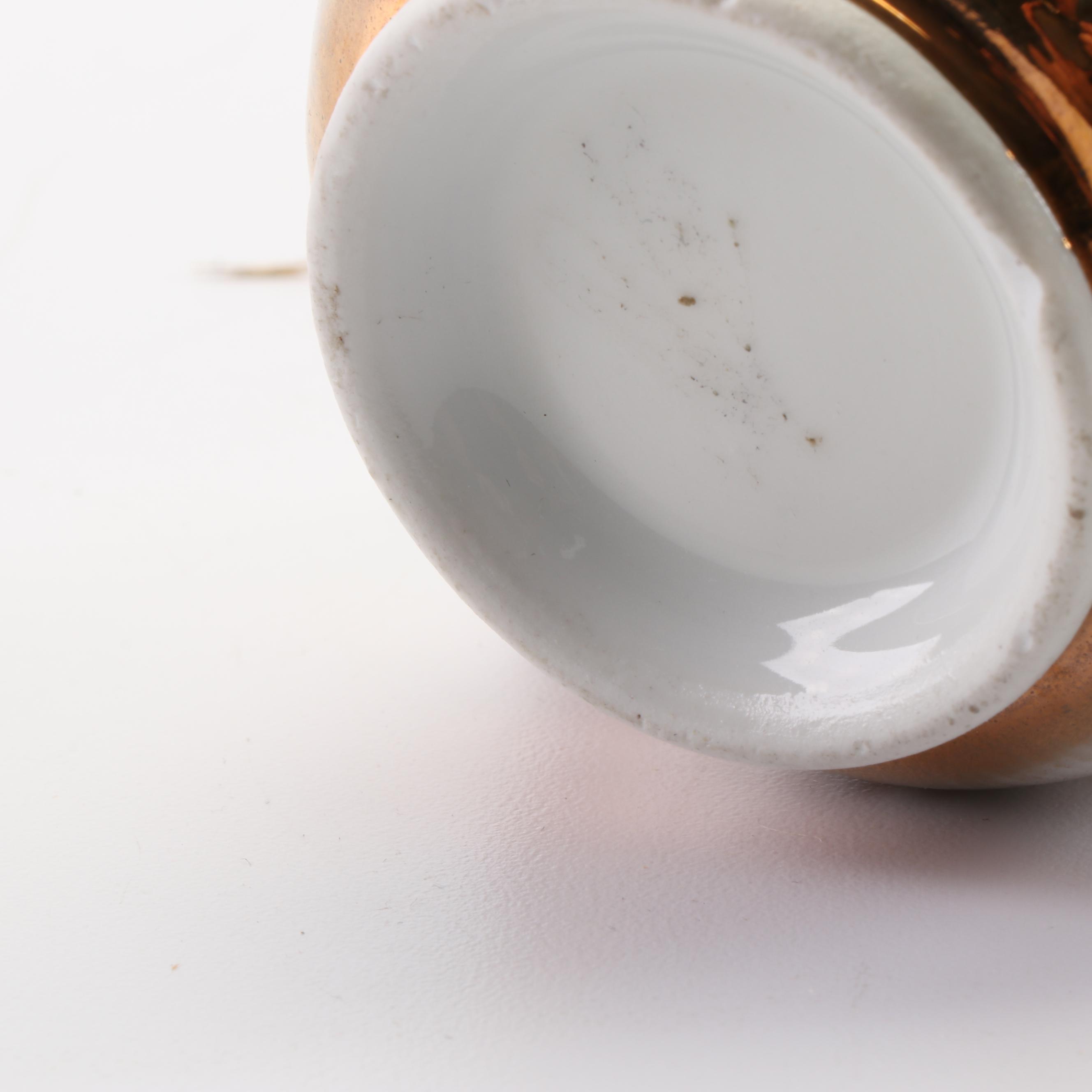 Vintage Porcelain Mustache and Shaving Mugs