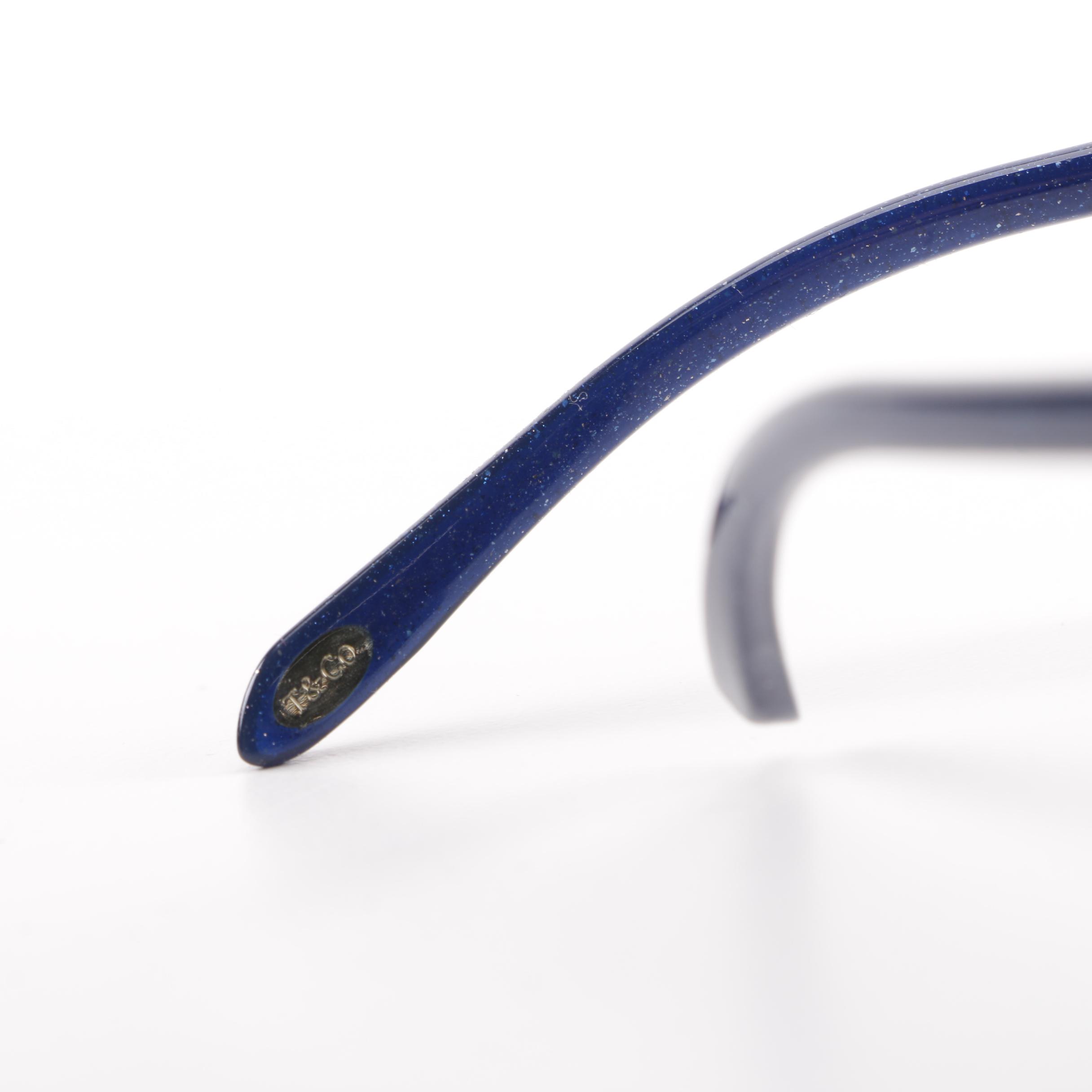 Women's Tiffany & Co. Aviator Arc Lock Polarized Prescription Sunglasses