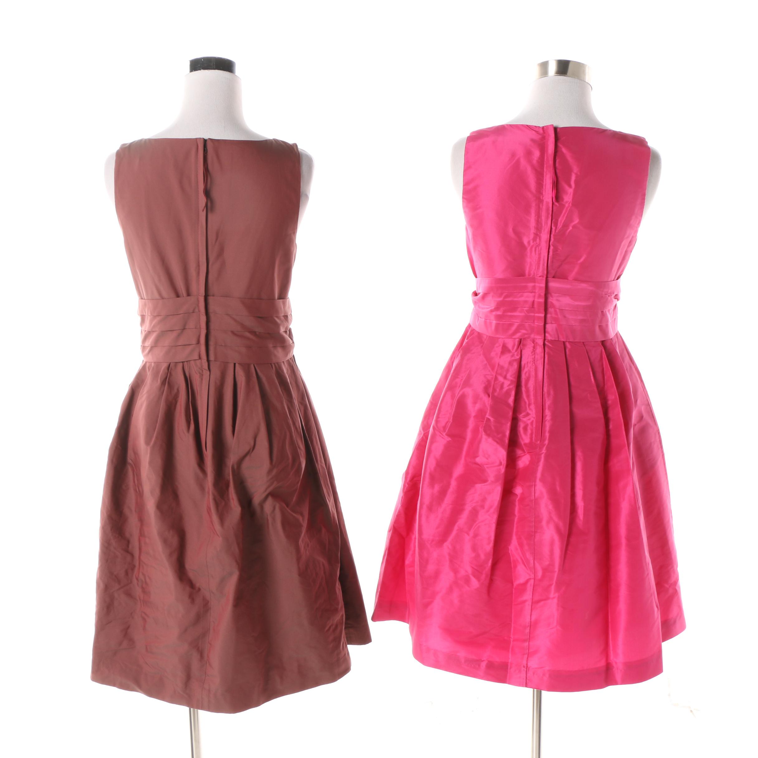 Banana Republic Mad Men Collection Vintage Inspired Silk Cocktail Dresses