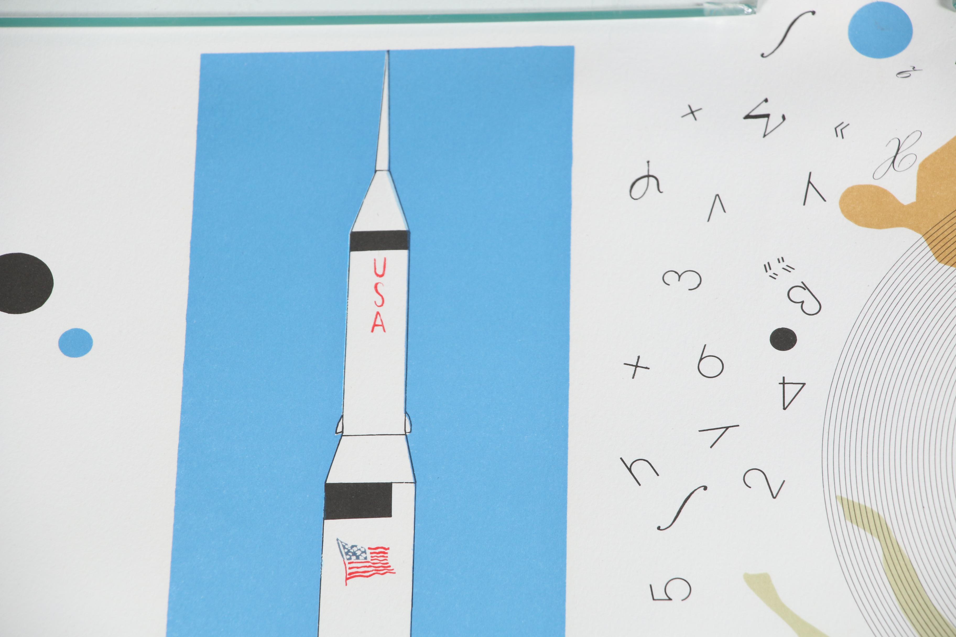 Raymond Loewy Lithograph "Rocket"