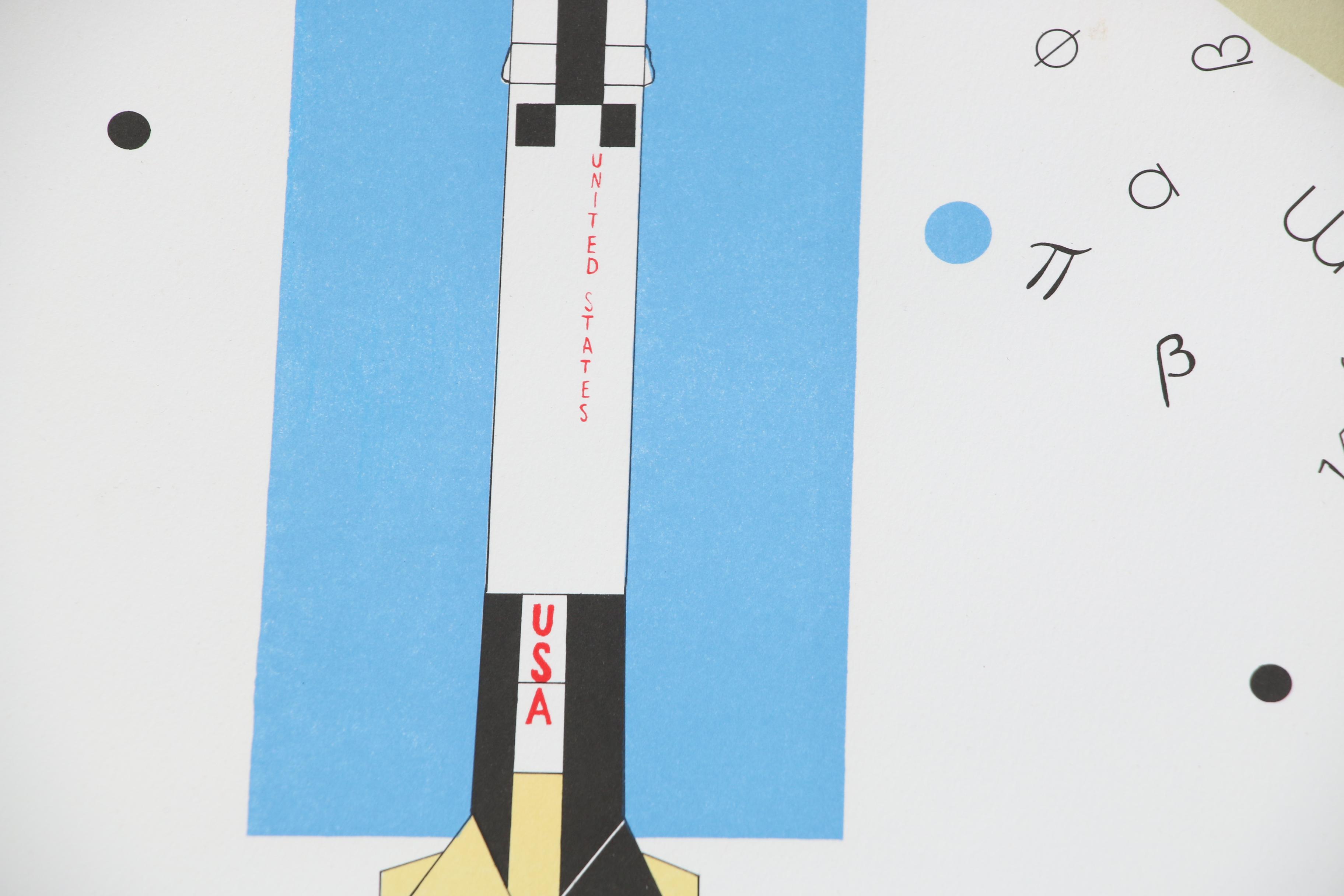 Raymond Loewy Lithograph "Rocket"