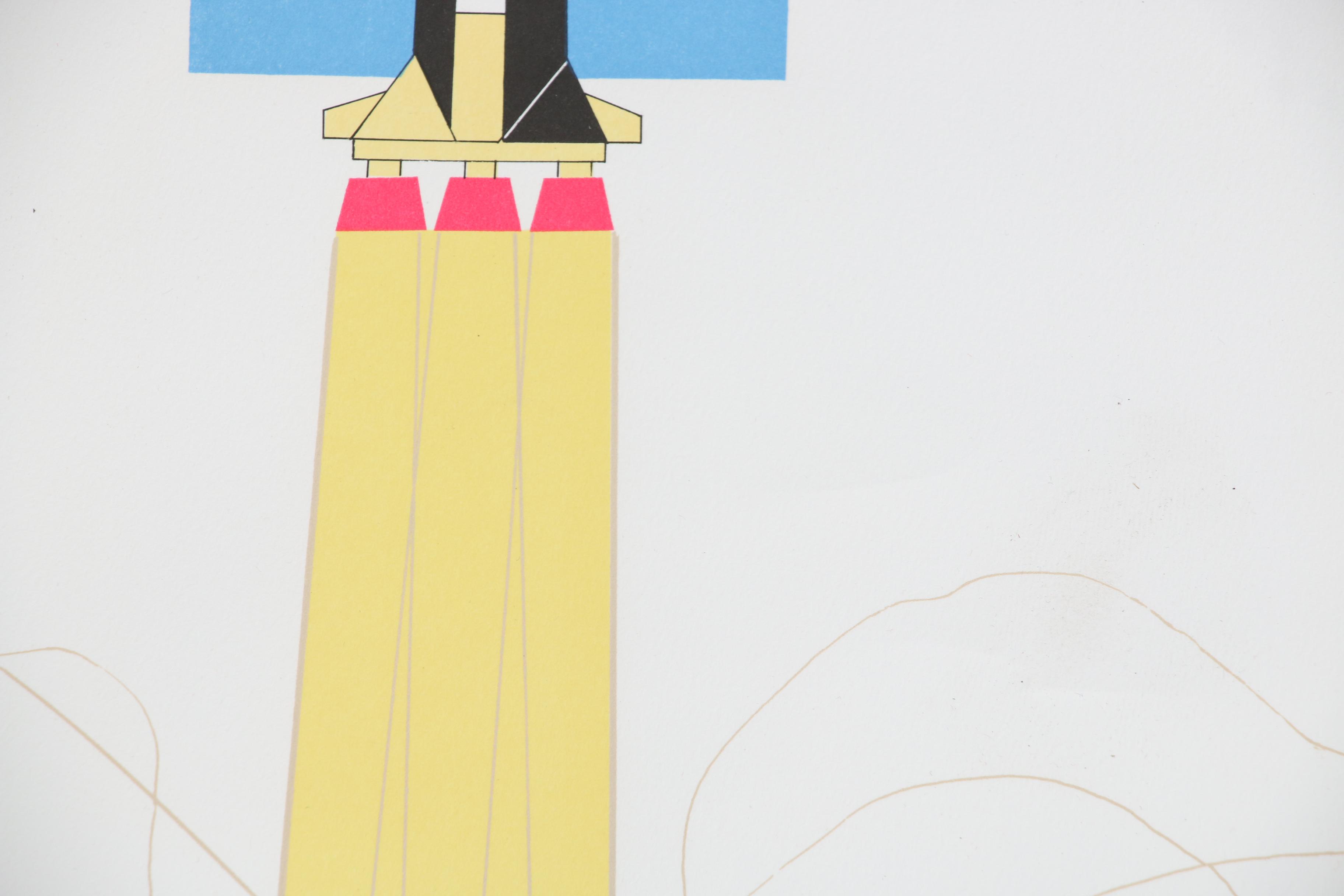 Raymond Loewy Lithograph "Rocket"