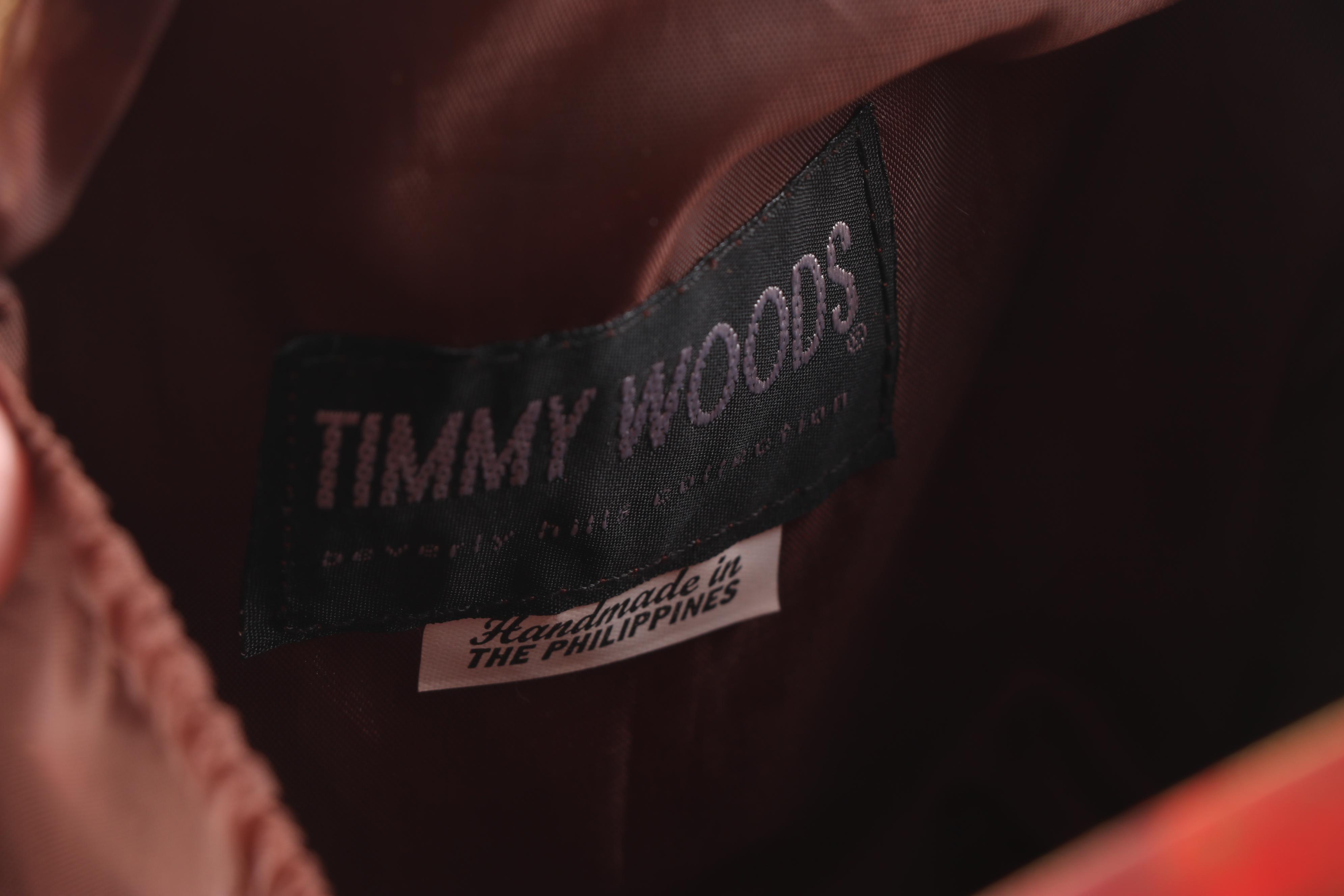 1996 Vintage Timmy Woods Beverly Hills Collection Santa Claus Wooden Box Purse