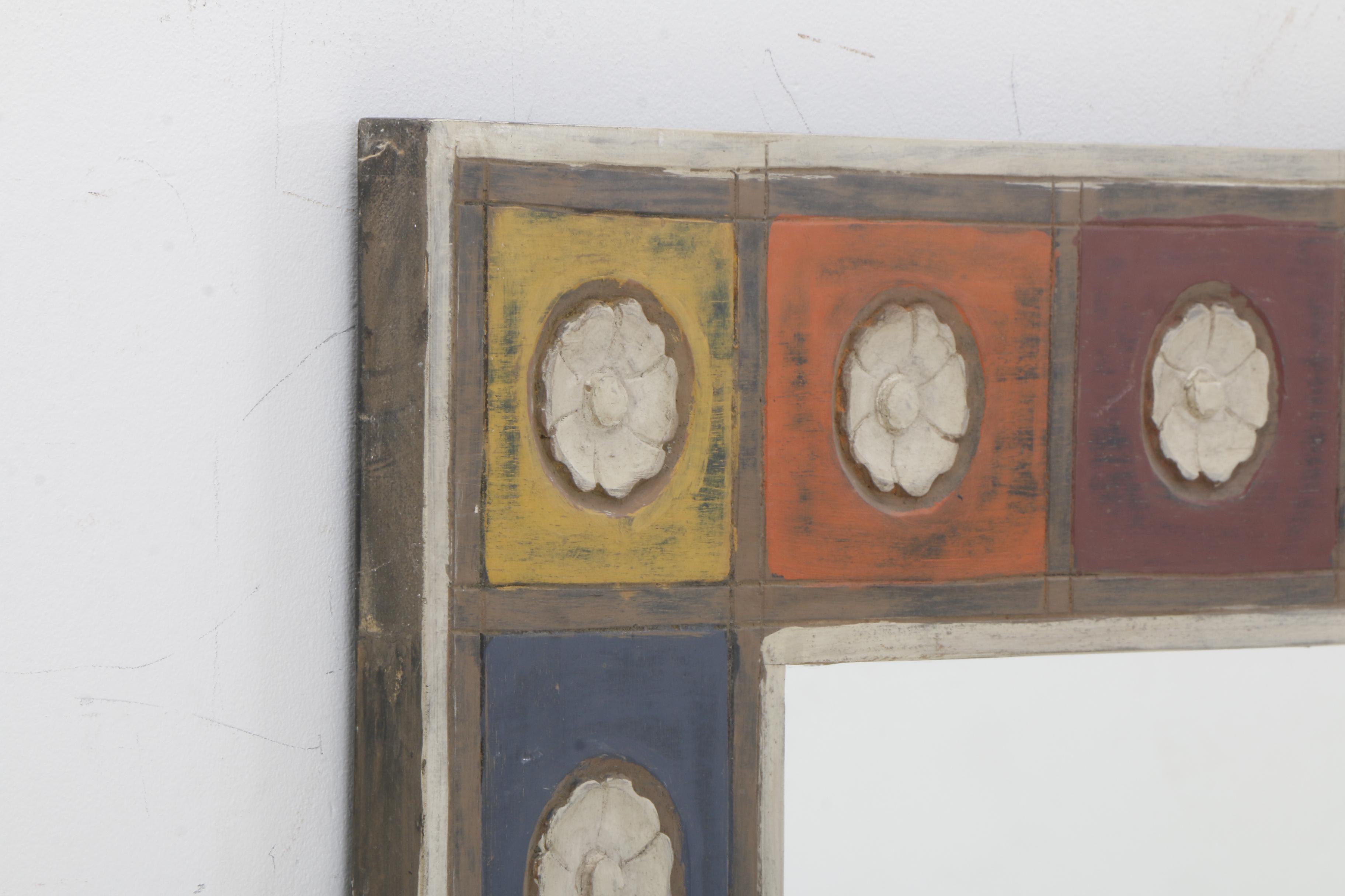 Multicolor Patchwork Wall Mirror by Pier 1 Imports