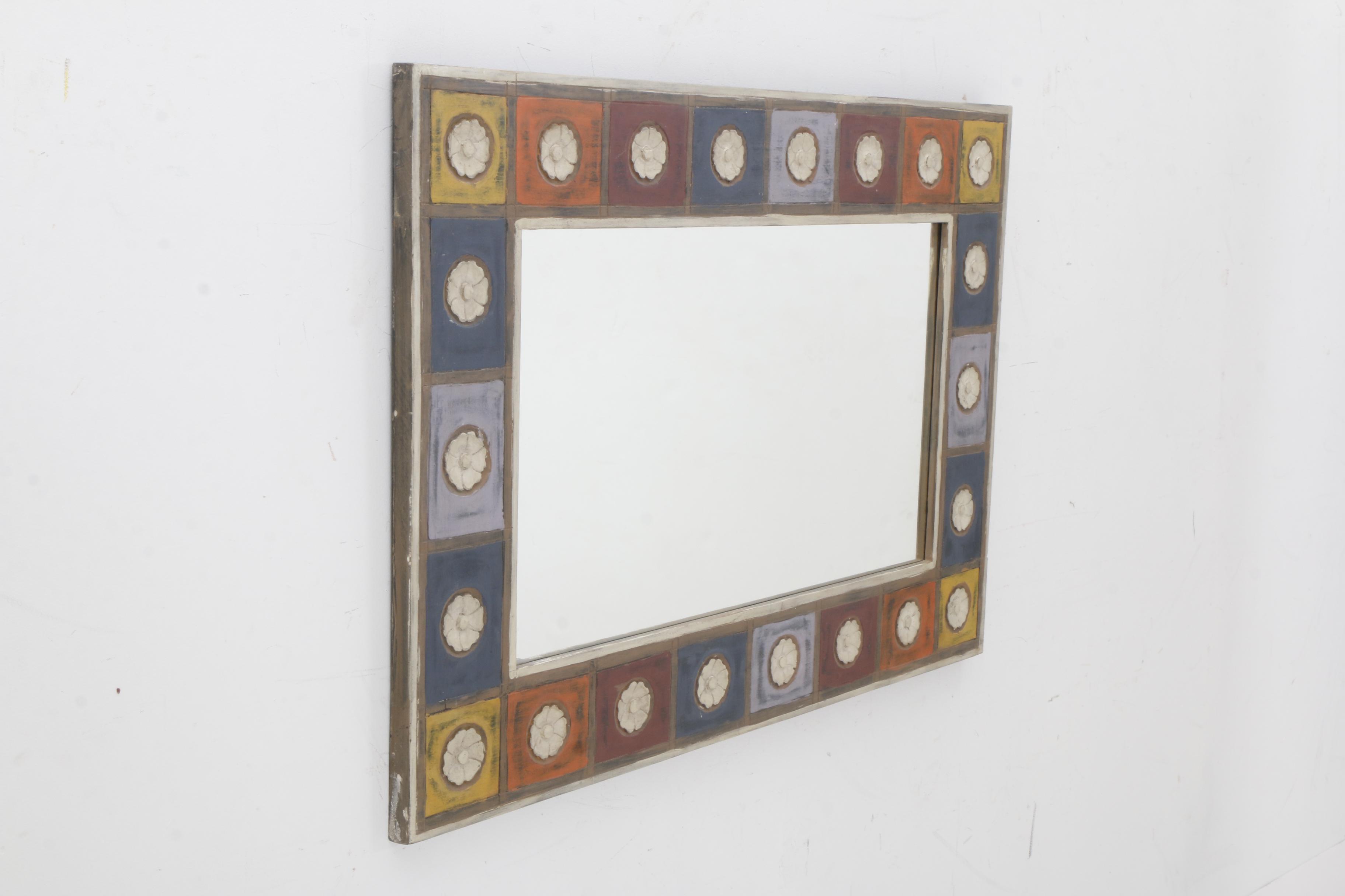 Multicolor Patchwork Wall Mirror by Pier 1 Imports