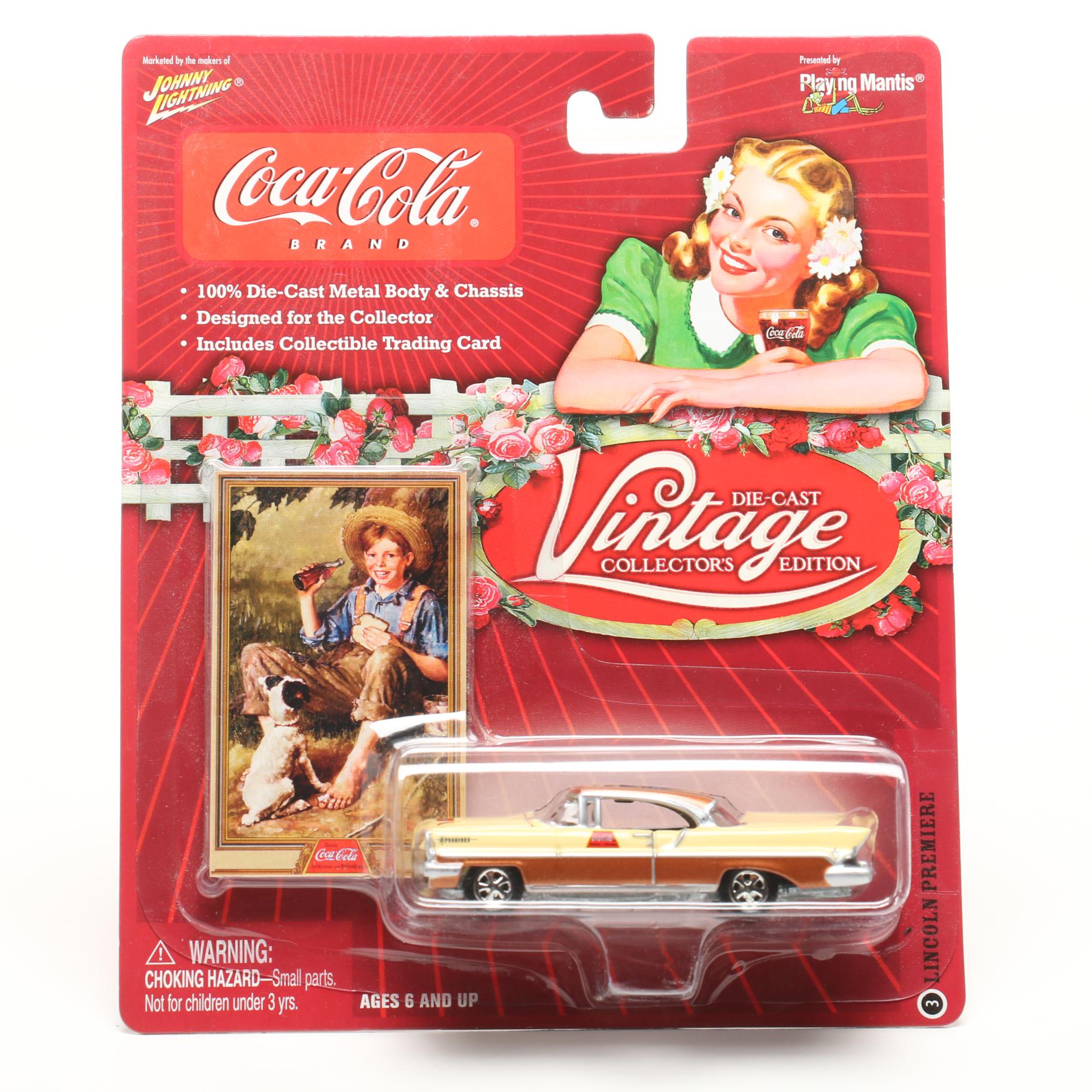 Coca-Cola "Vintage Collector's Edition" Die-Cast Collector Cars