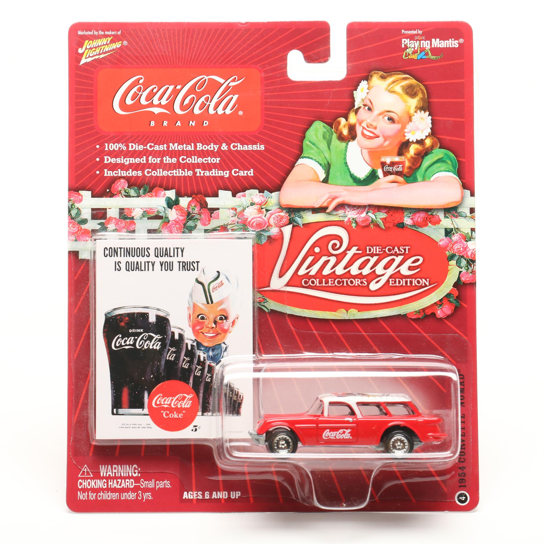 Coca-Cola "Vintage Collector's Edition" Die-Cast Collector Cars