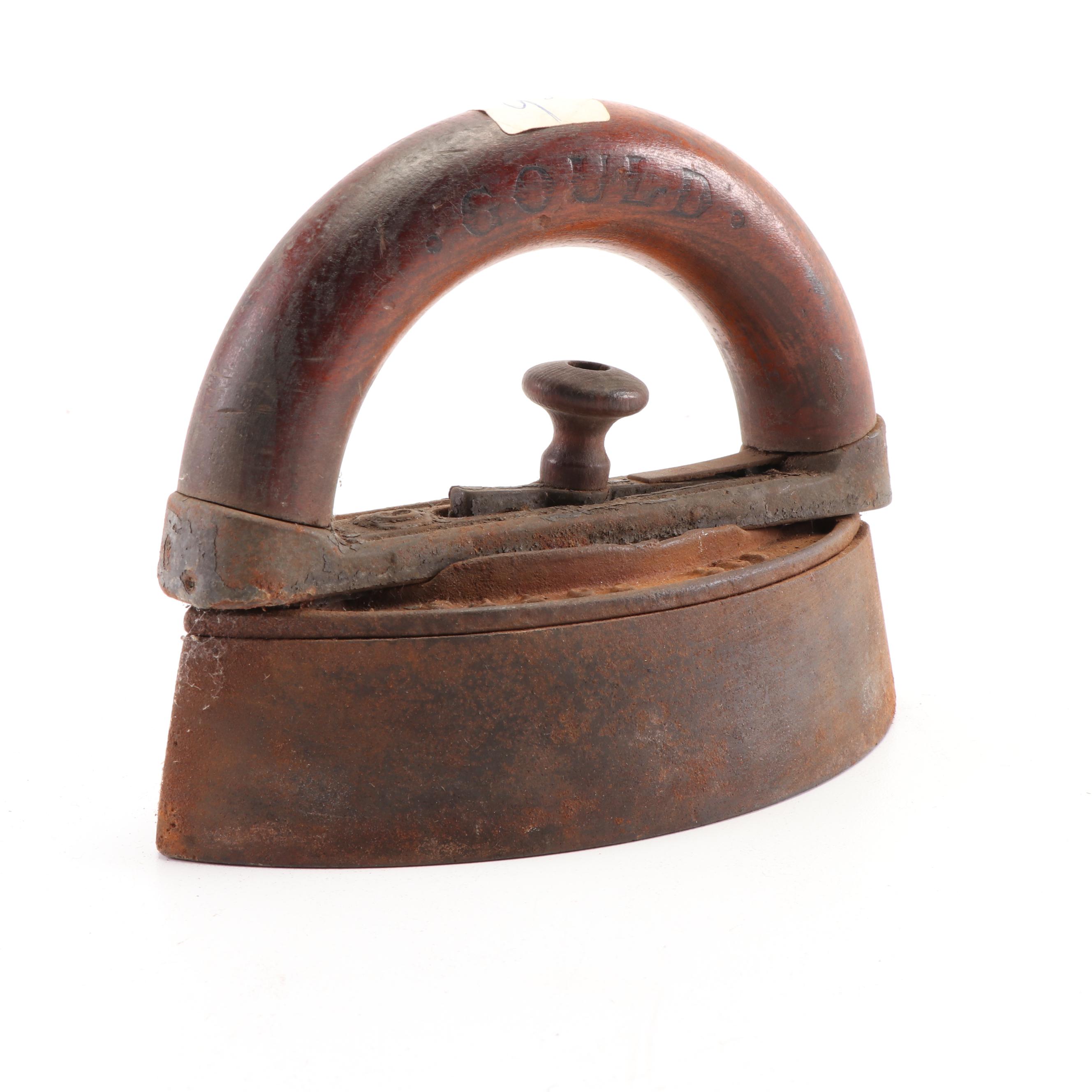 Mrs. Potts Sad Iron and Electric Irons with Stands, 1920-40s