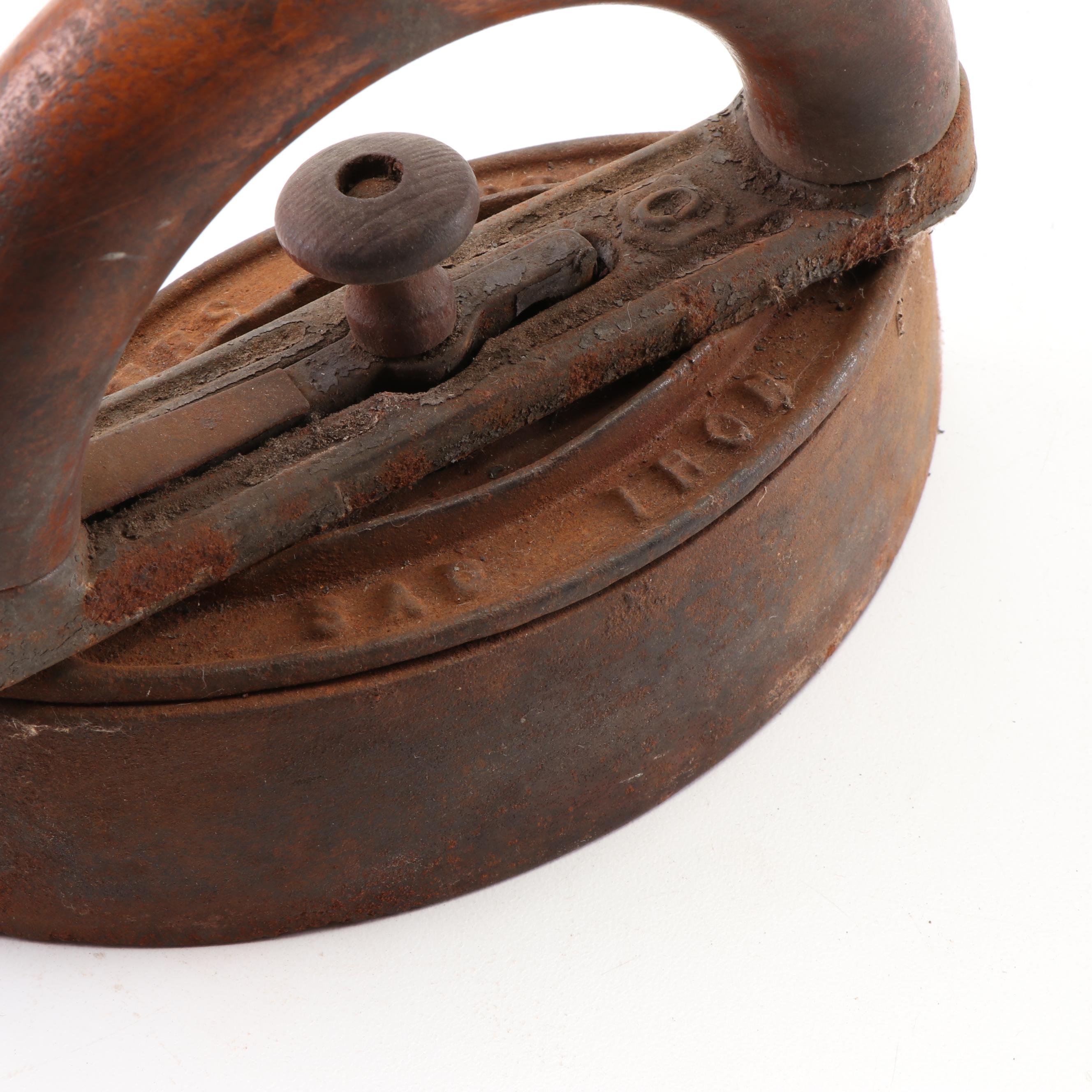 Mrs. Potts Sad Iron and Electric Irons with Stands, 1920-40s