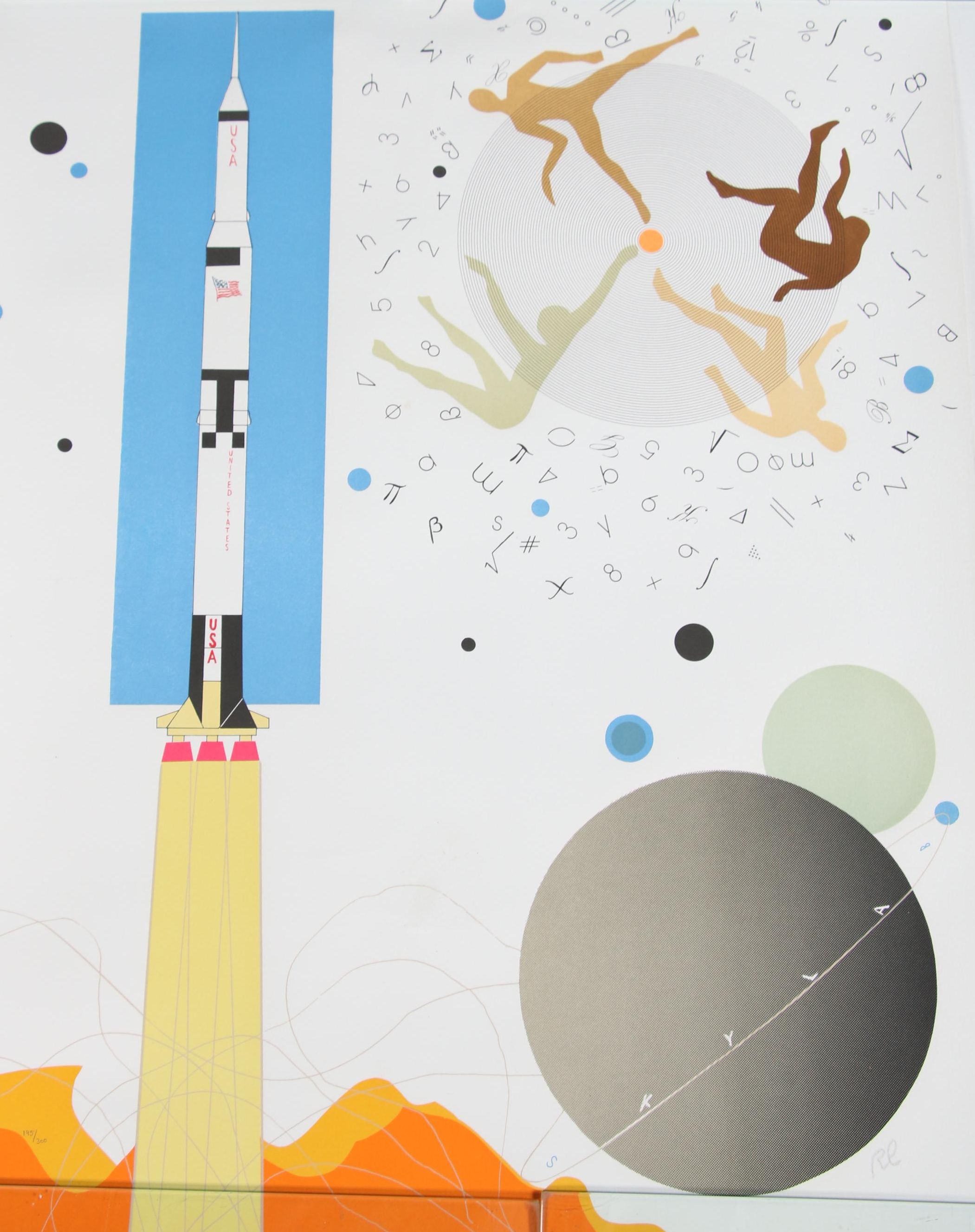 Raymond Loewy Lithograph "Rocket"