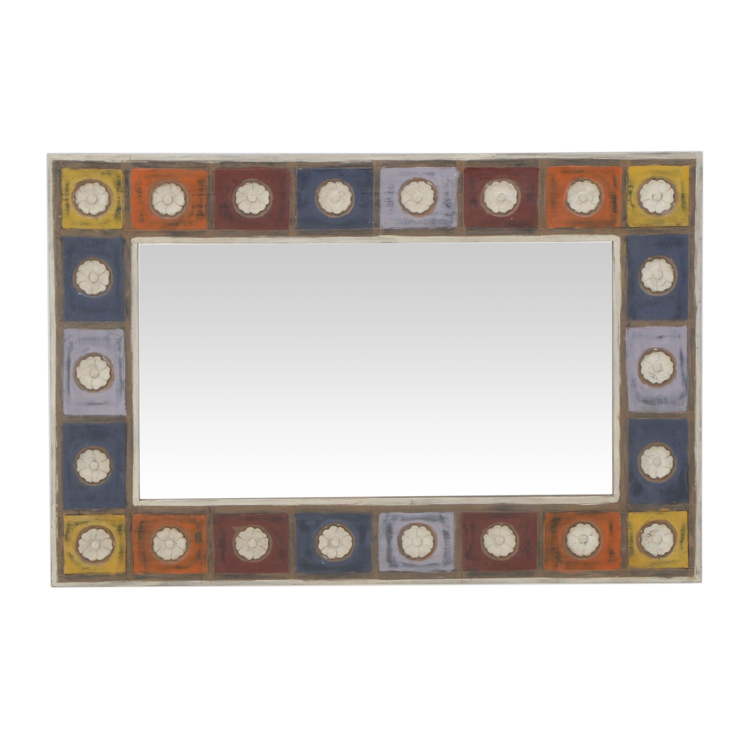 Multicolor Patchwork Wall Mirror by Pier 1 Imports