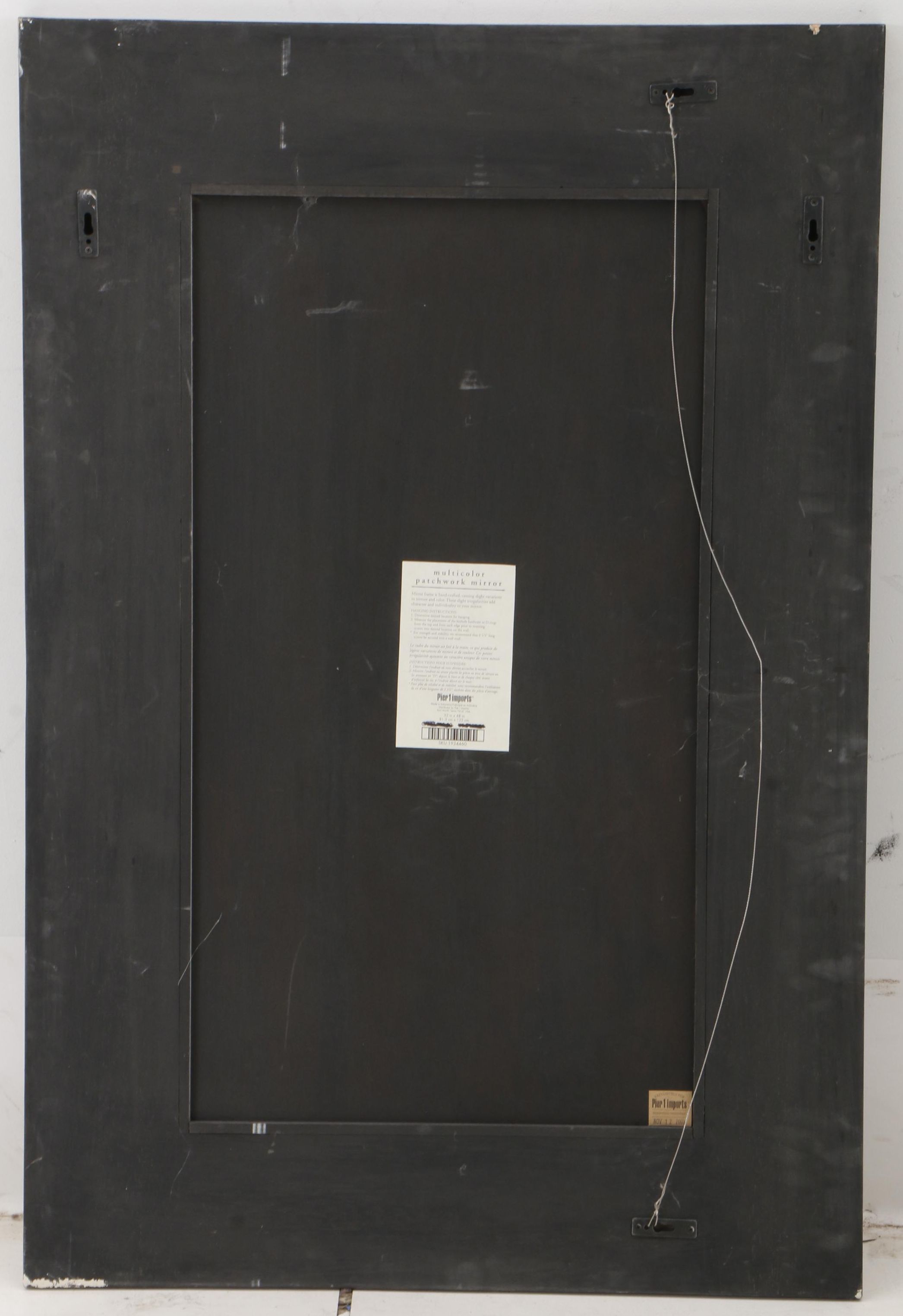 Multicolor Patchwork Wall Mirror by Pier 1 Imports