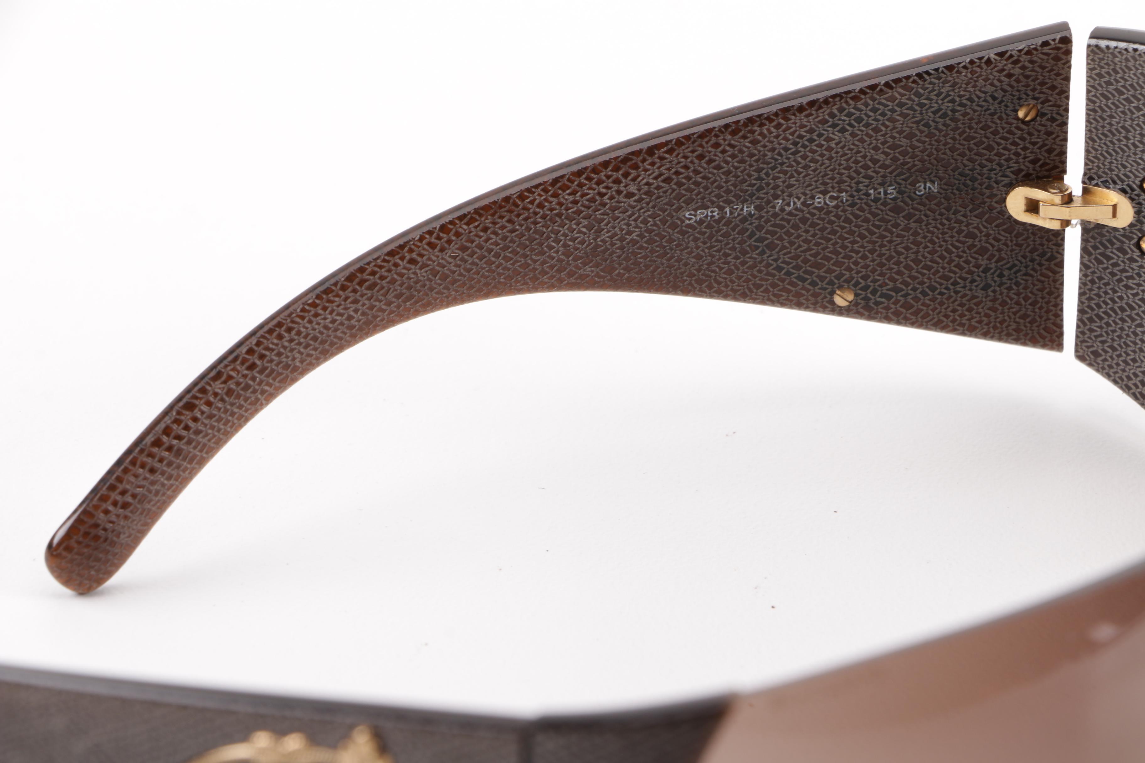 Prada SPR 17H Shield Sunglasses